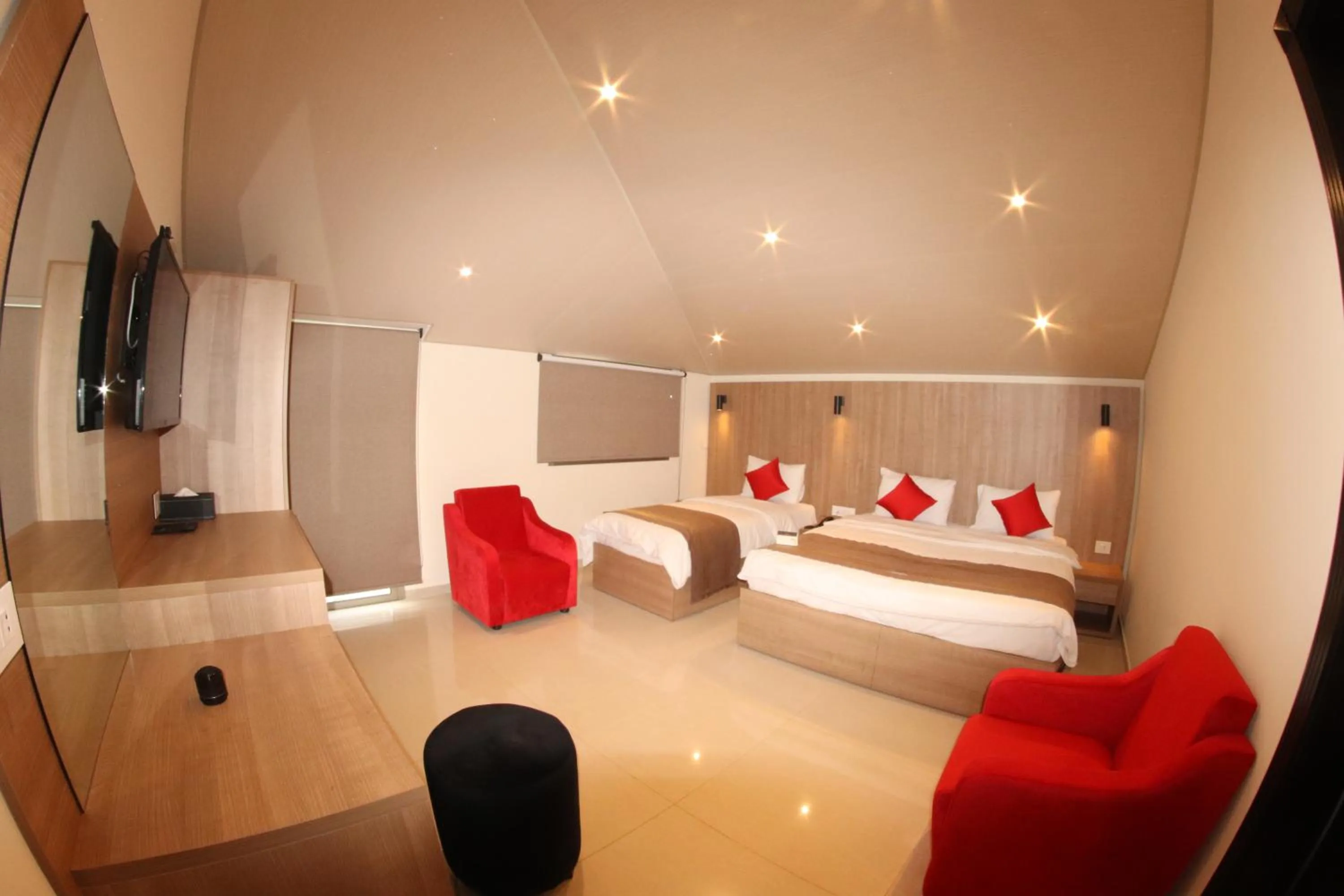 Bed in Jounieh Suites Boutique Hotel