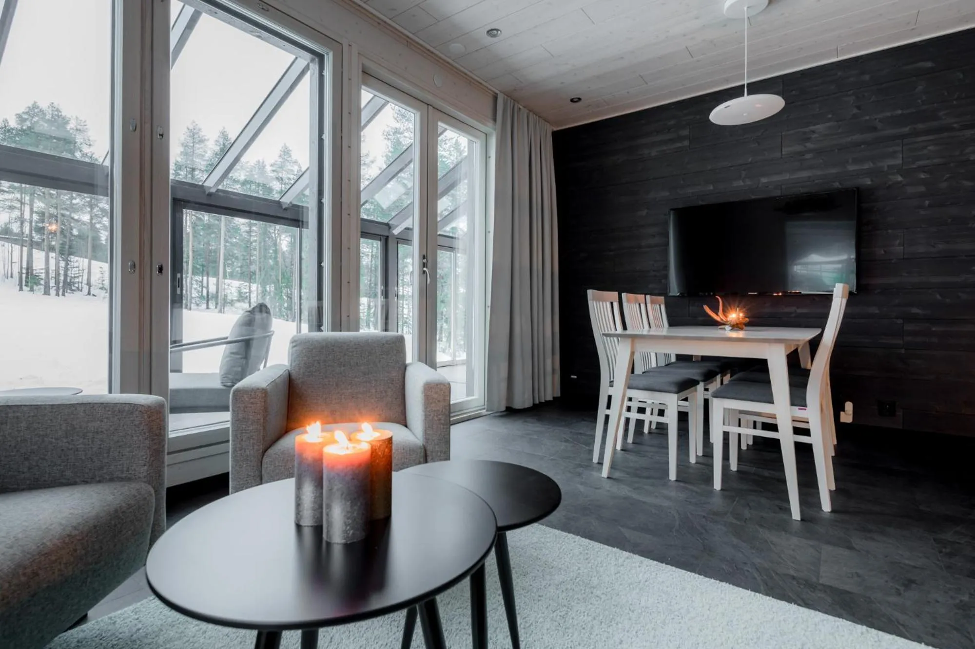 Living room in Parkside Pyhä