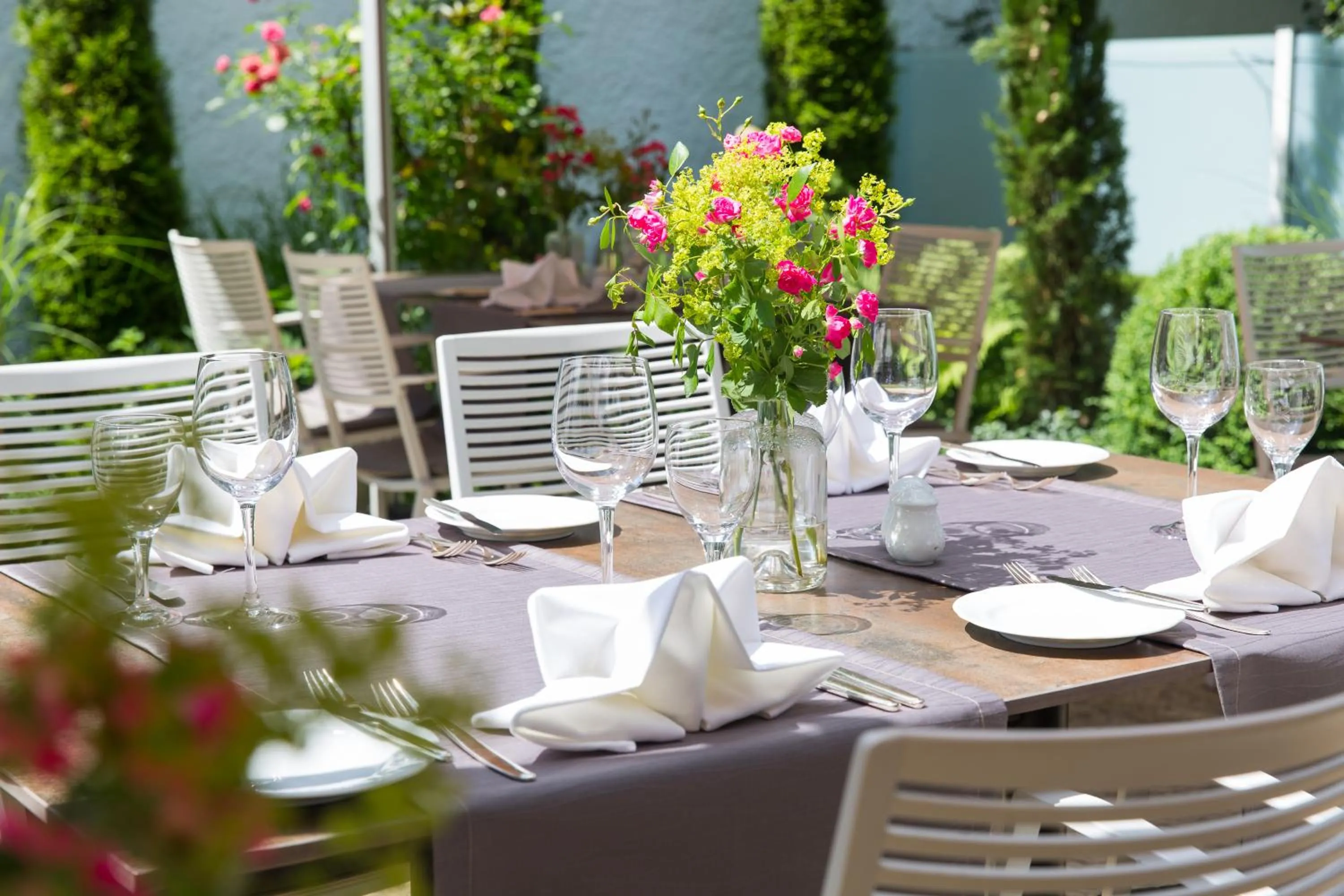 Balcony/Terrace in AKZENT Hotel Restaurant Altdorfer Hof