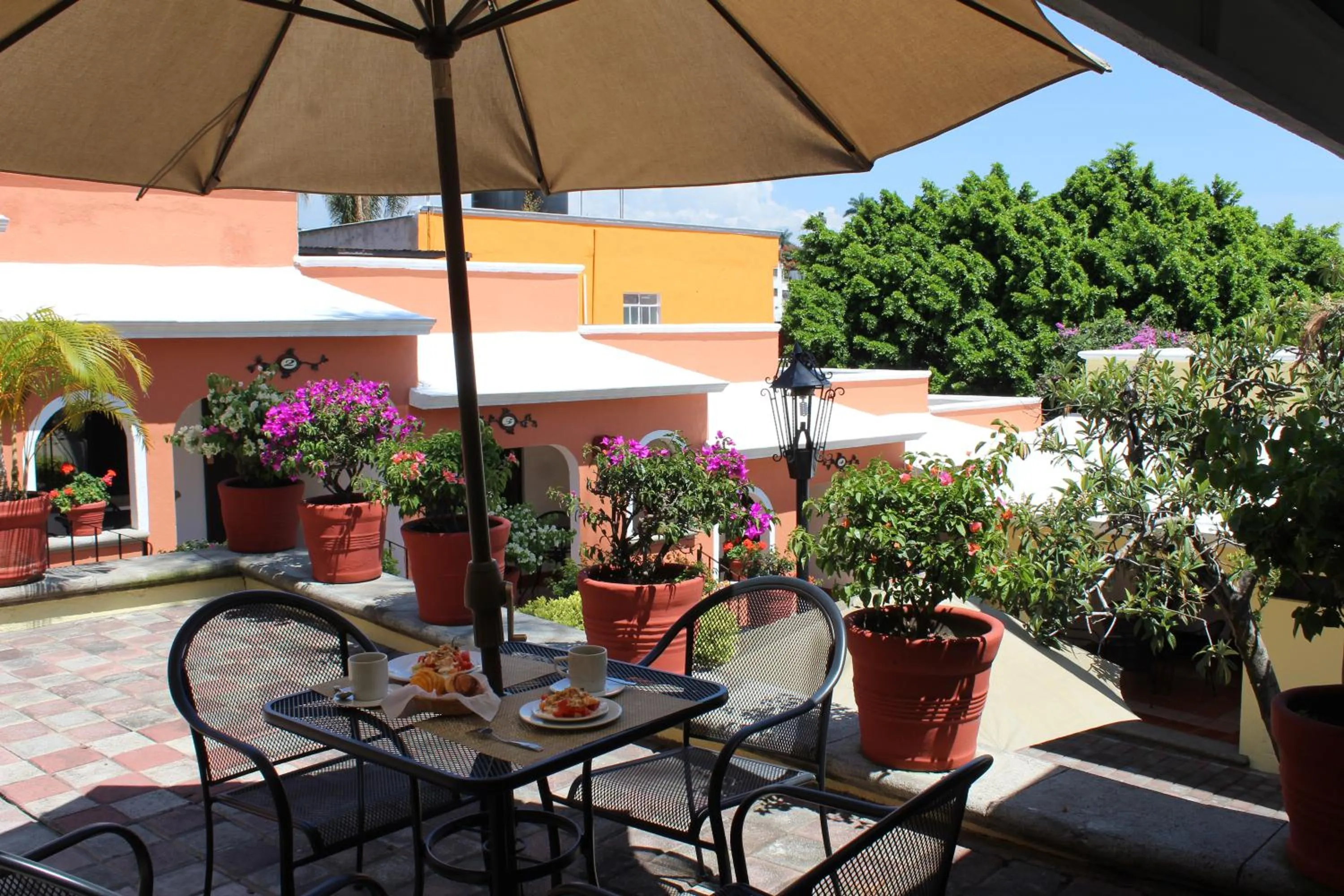 Continental breakfast in Hotel Antigua Posada