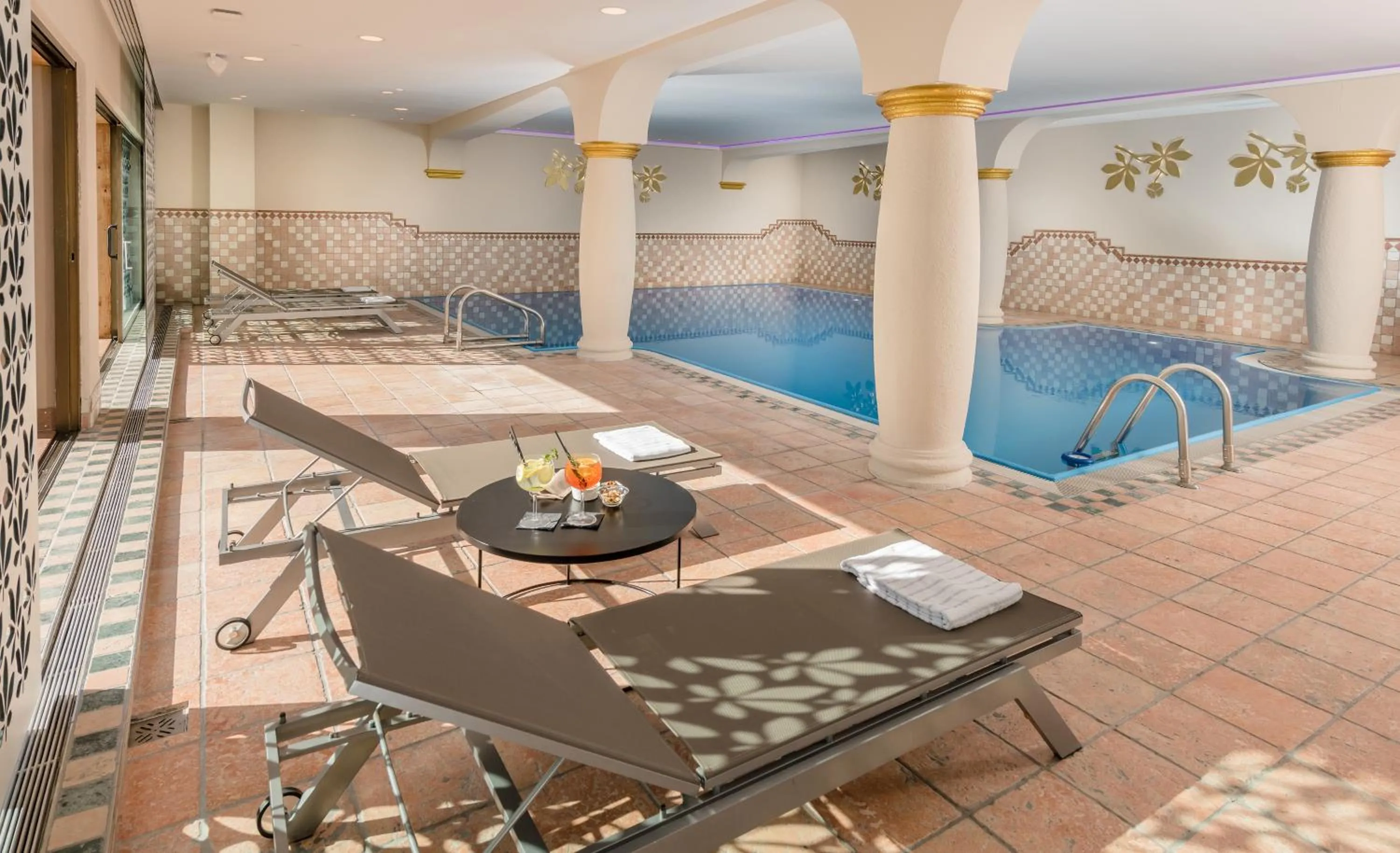 Swimming pool in MONDI Hotel Tscherms