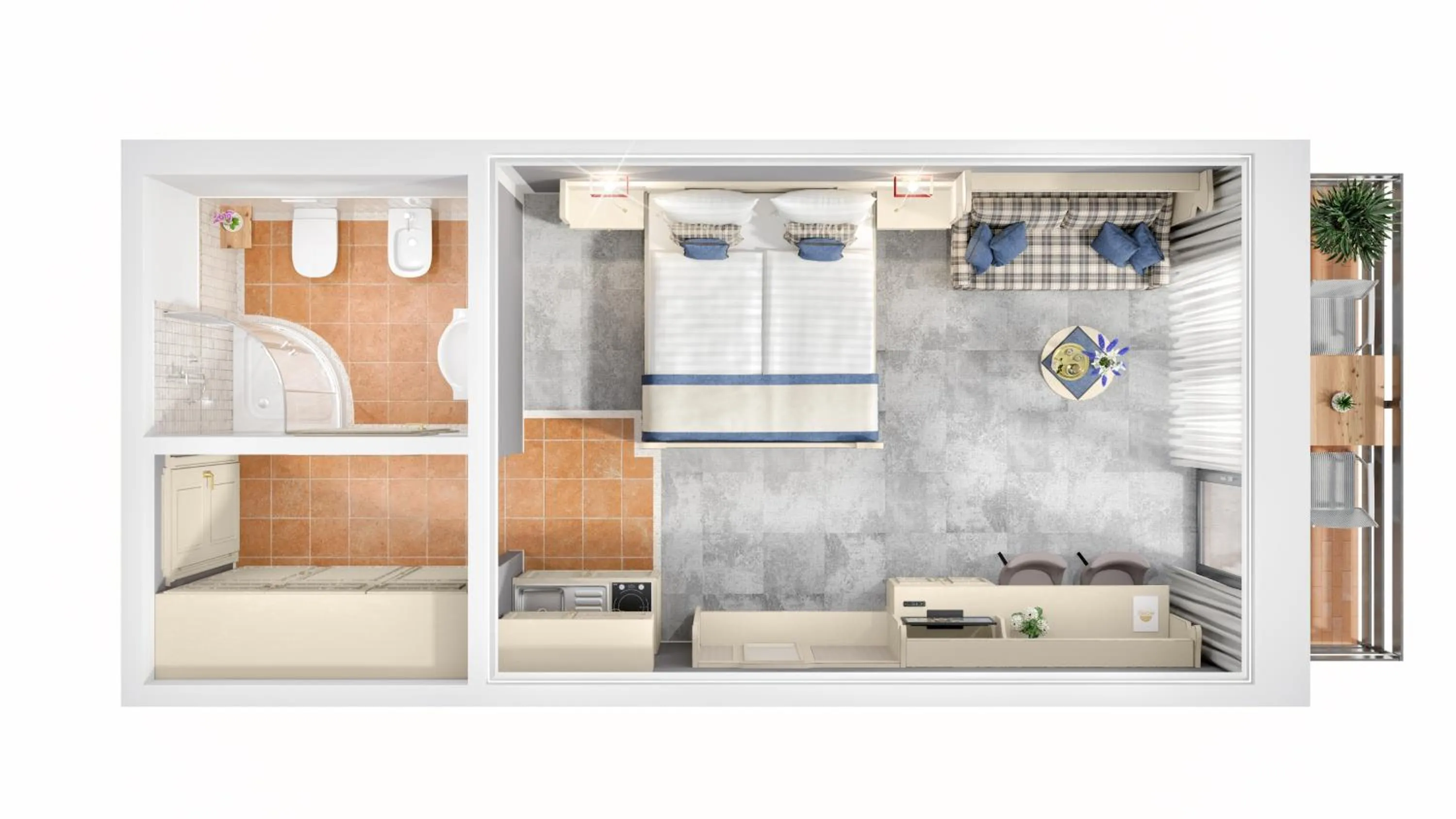 Floor plan in MONDI Hotel Tscherms