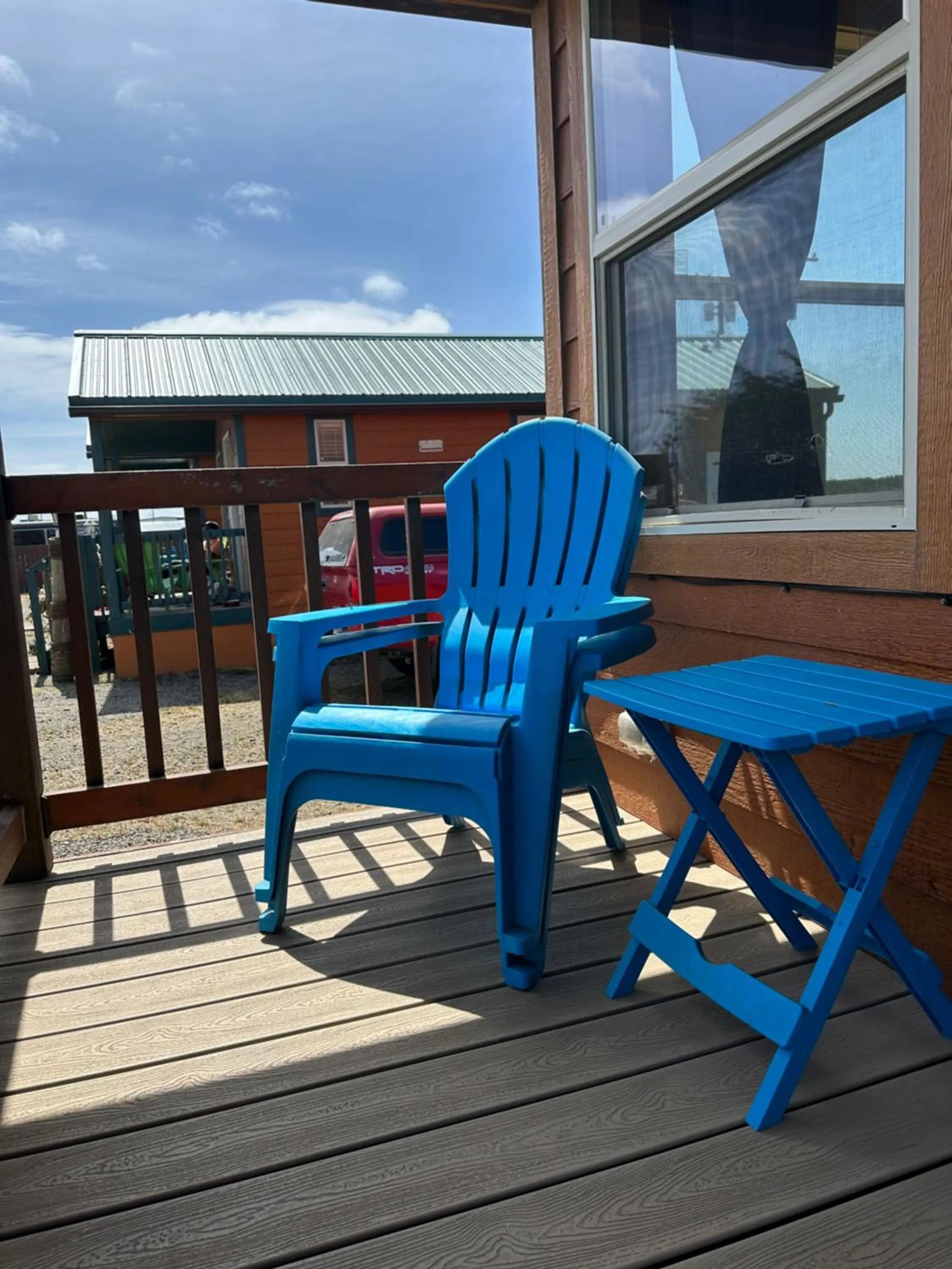 Balcony/Terrace in Westport Inn Cabins
