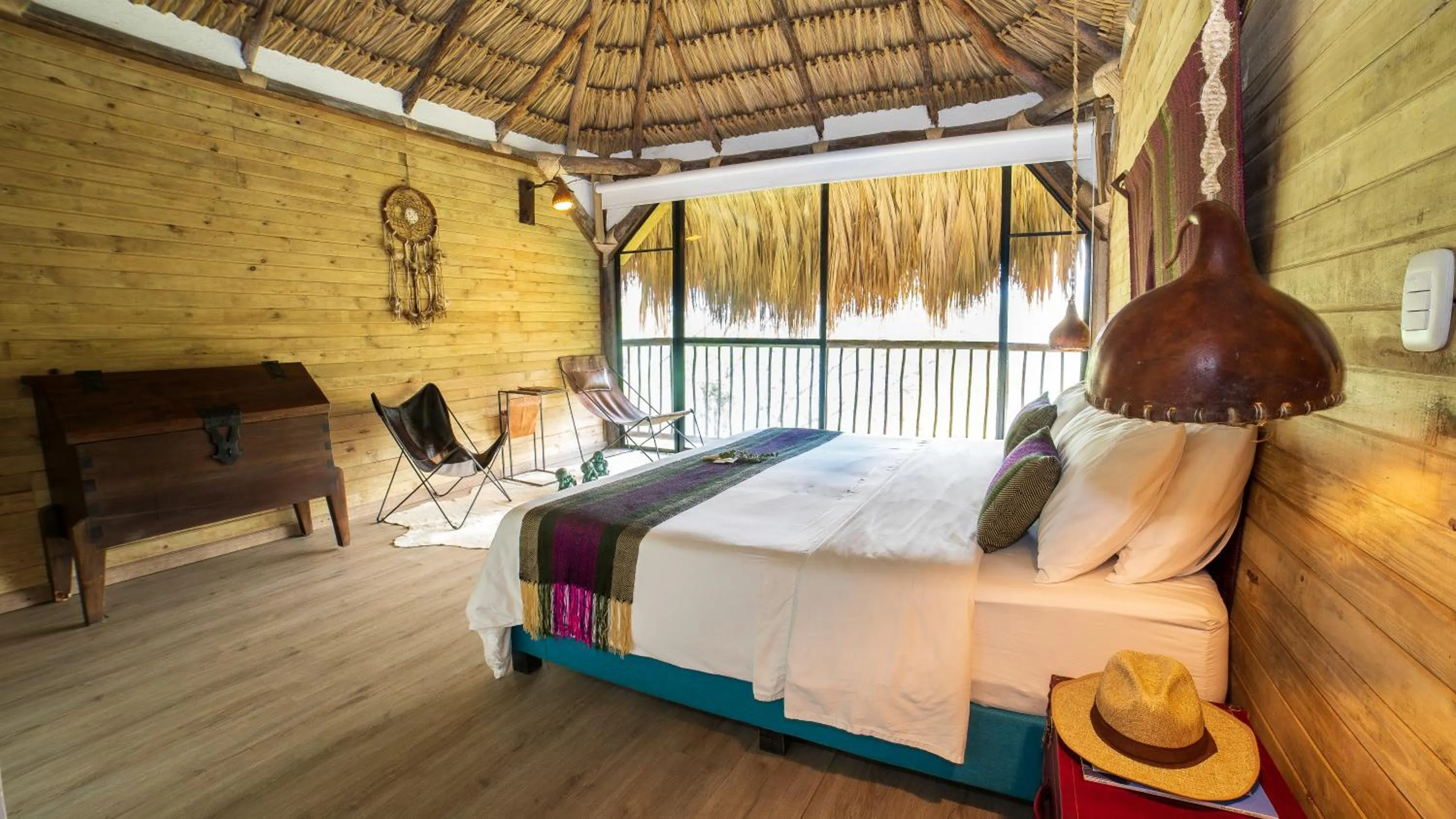 Bed in Hotel Kawa Mountain Retreat