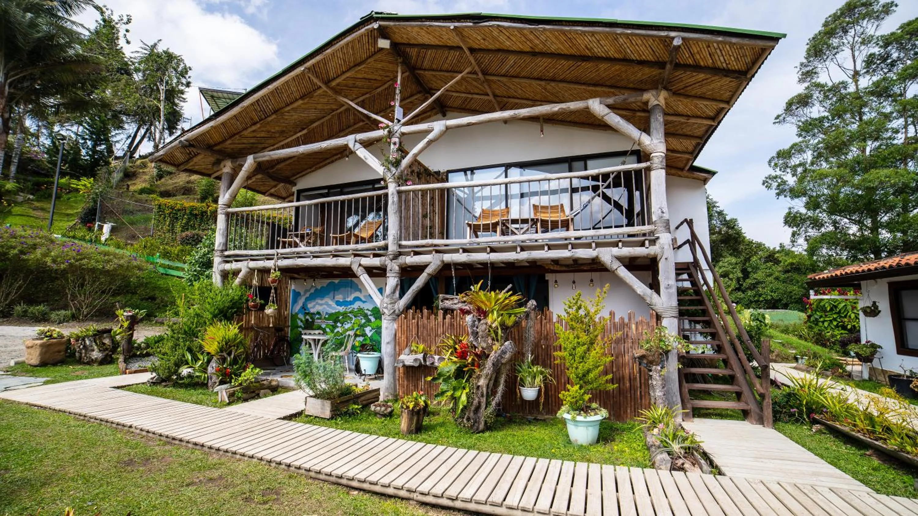 Garden view in Hotel Kawa Mountain Retreat
