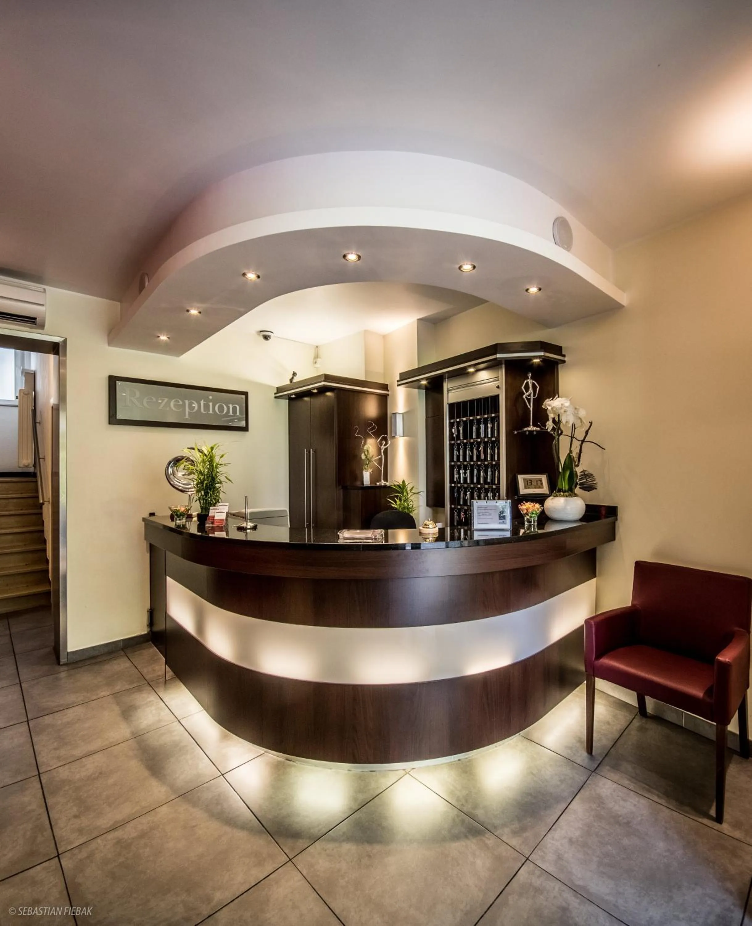 Lobby or reception in Hotel Lousberg