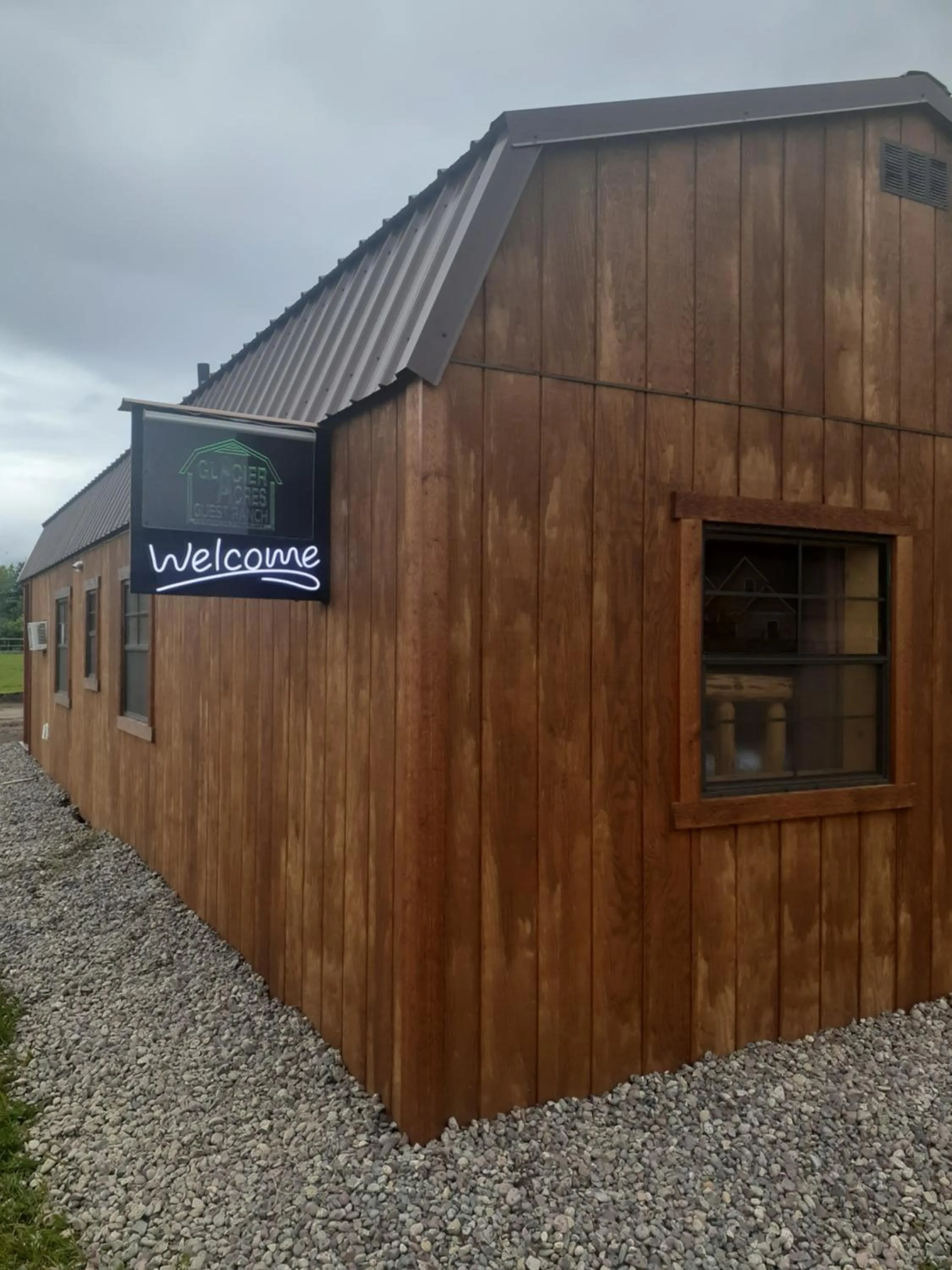 Property building in Glacier Acres Guest Ranch