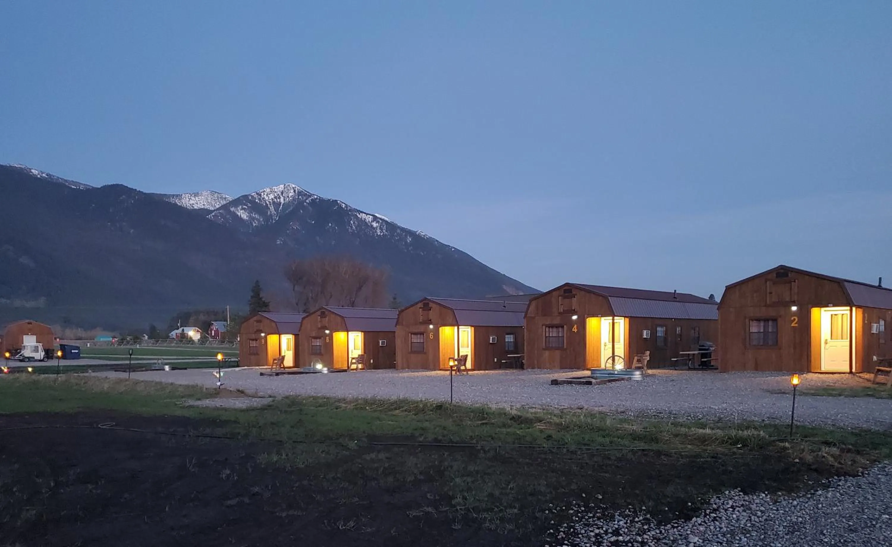 Property building in Glacier Acres Guest Ranch