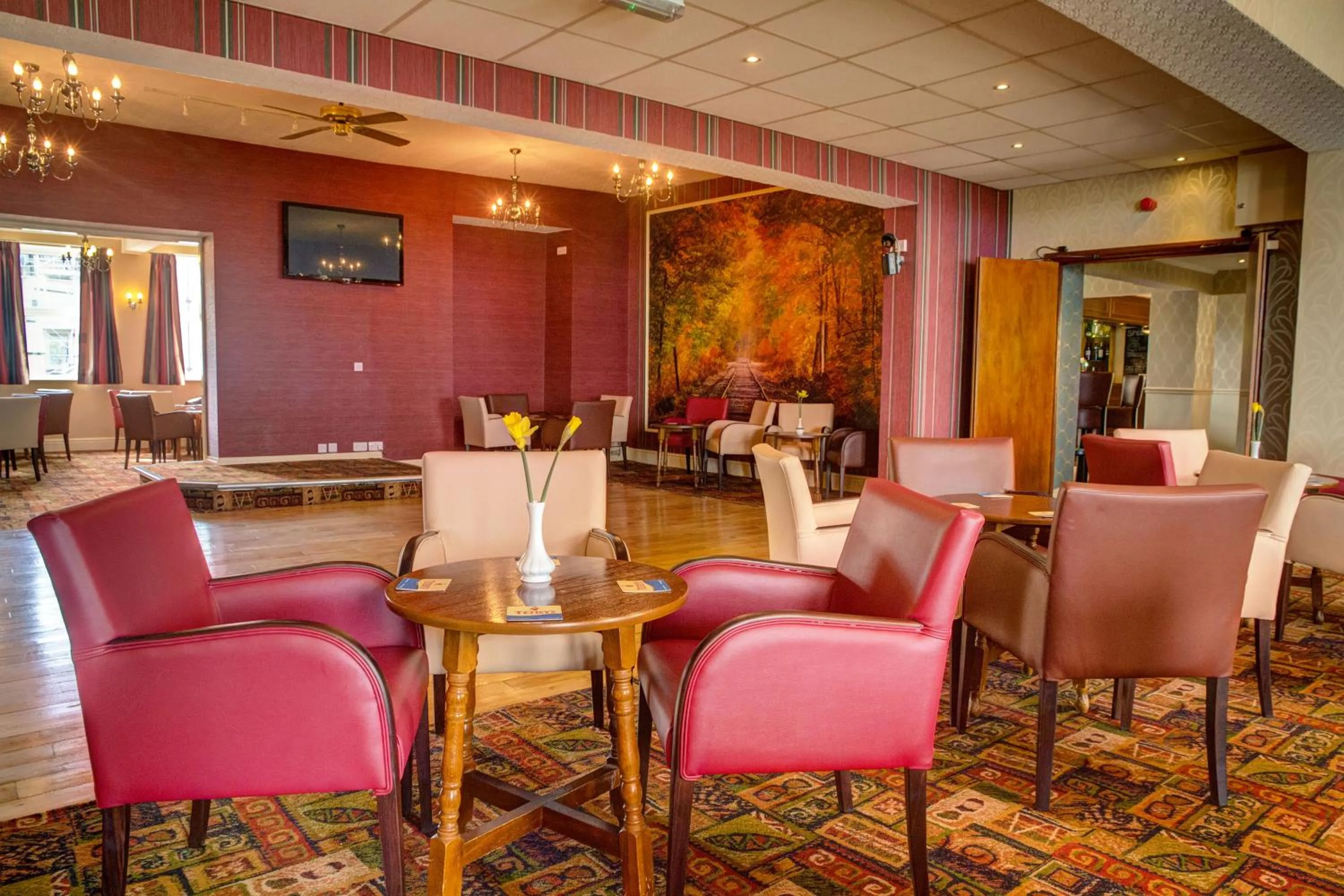 Seating area in Chatsworth House Hotel