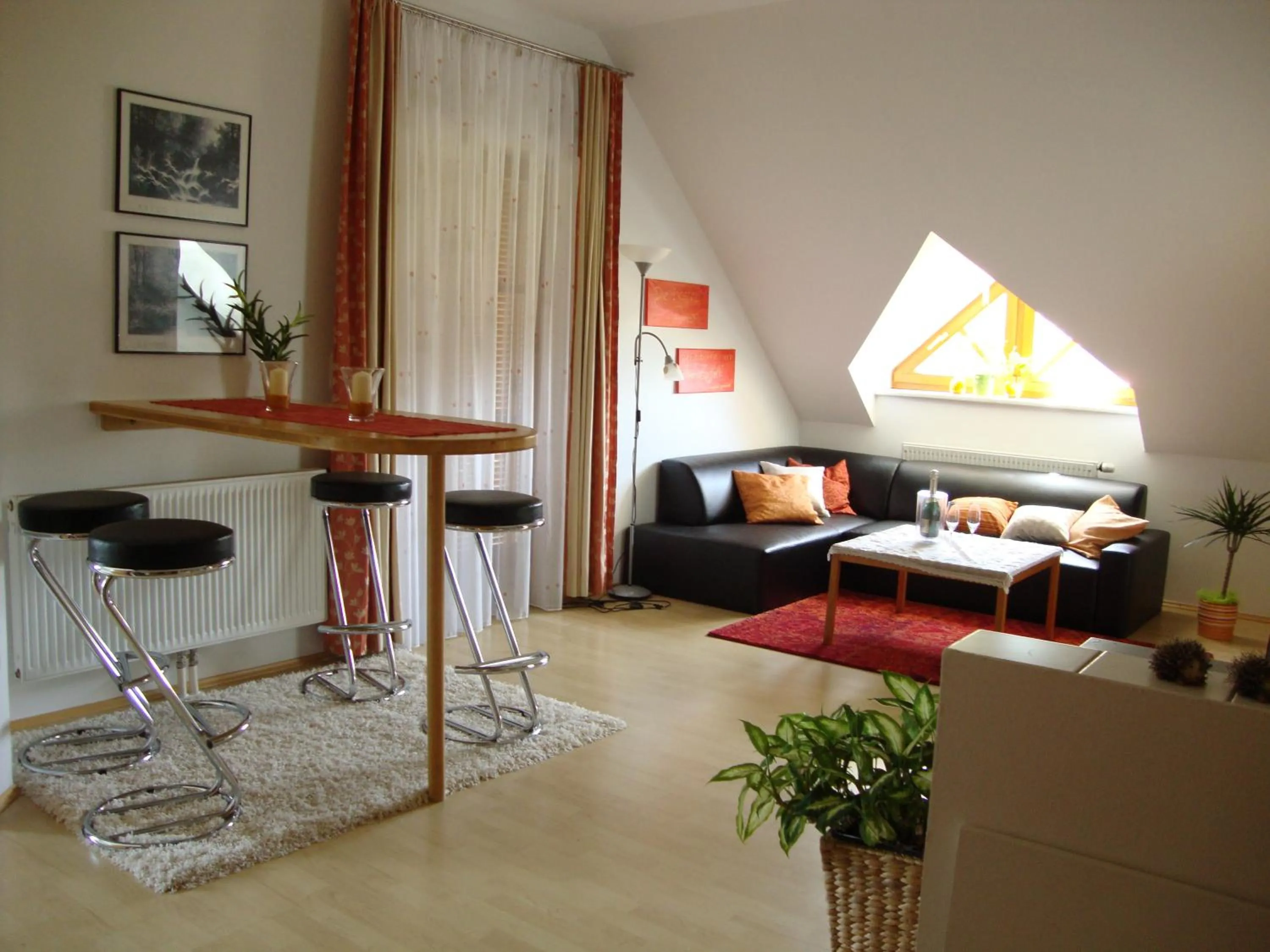 Living room, Bed in Casa Anna