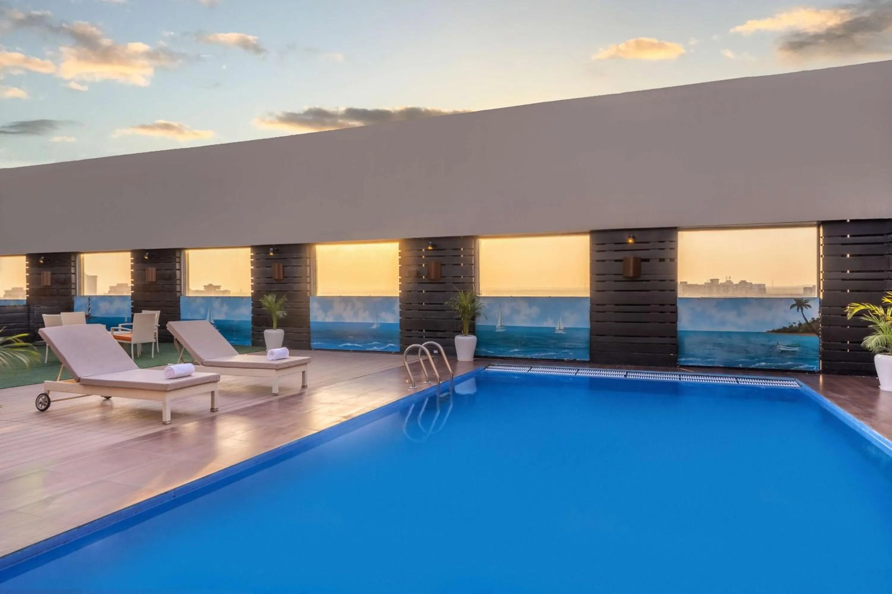 Pool view in Park Plaza Faridabad