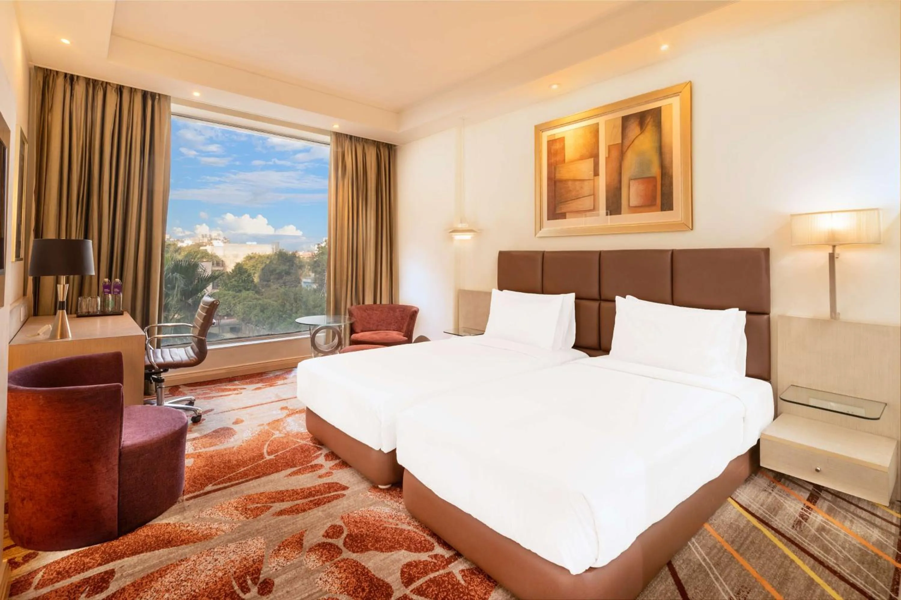 Bedroom, Bed in Park Plaza Faridabad