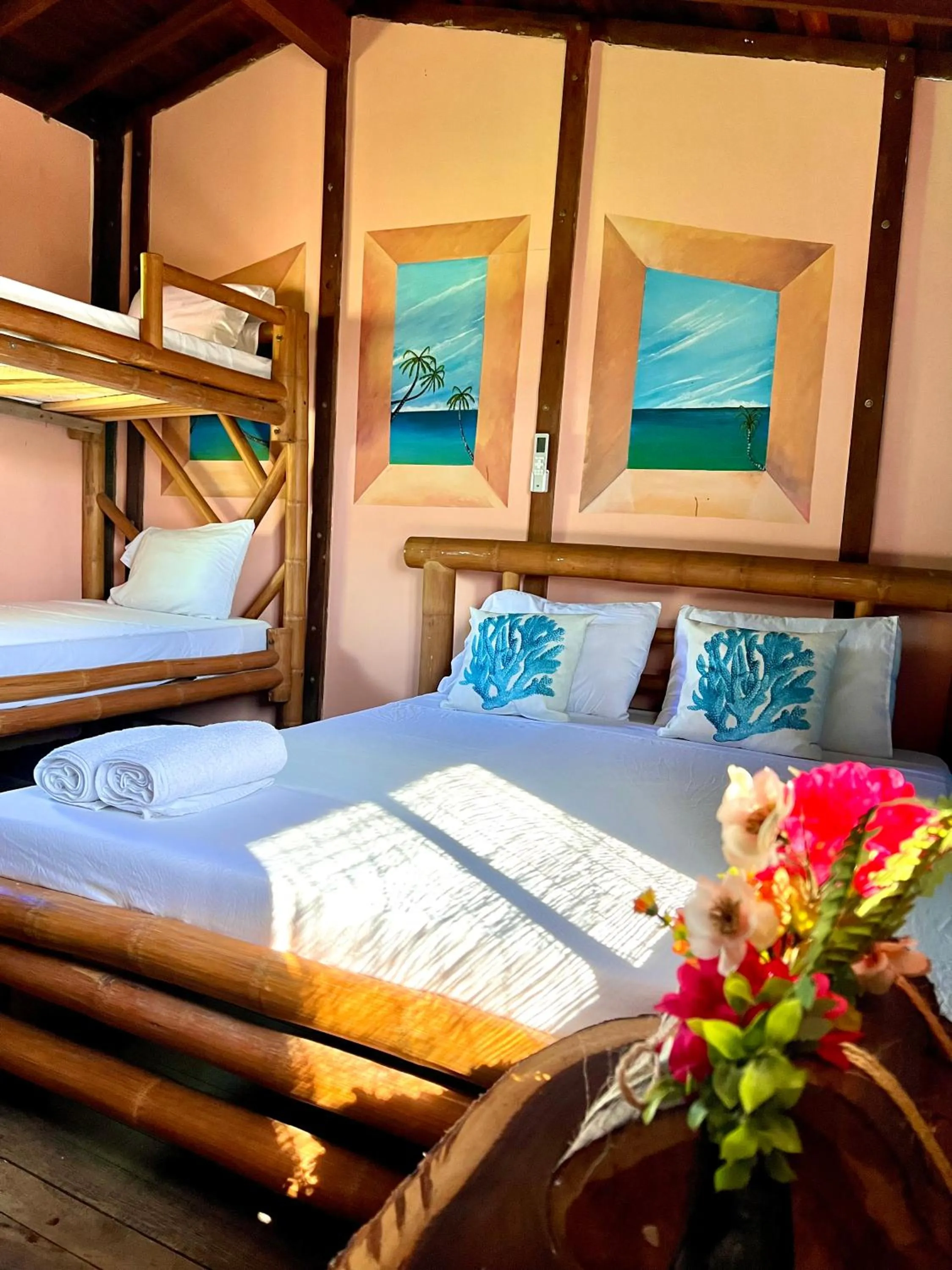 Bed in Marazao Beach Hotel & Spa
