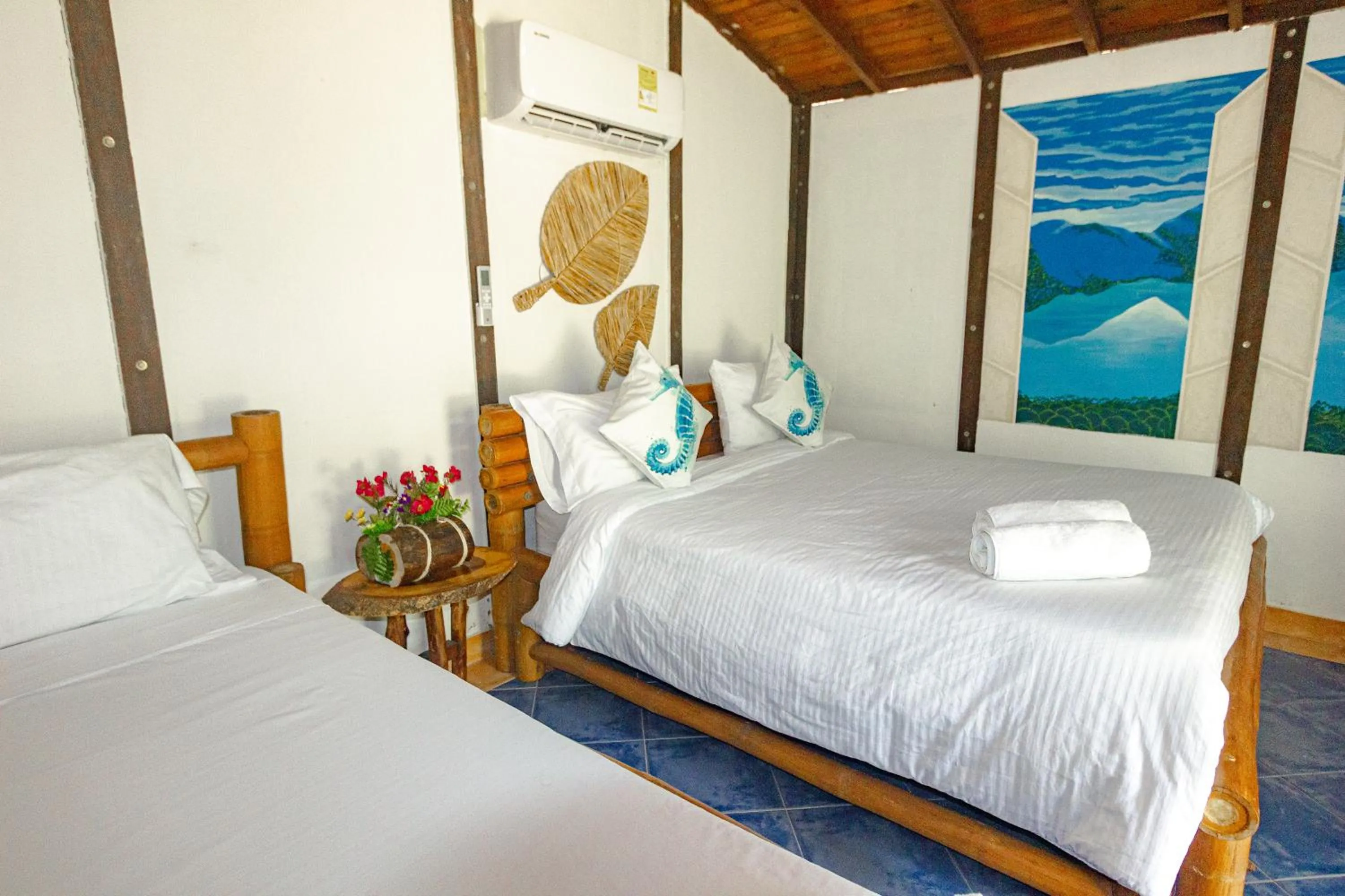 Bed in Marazao Beach Hotel & Spa