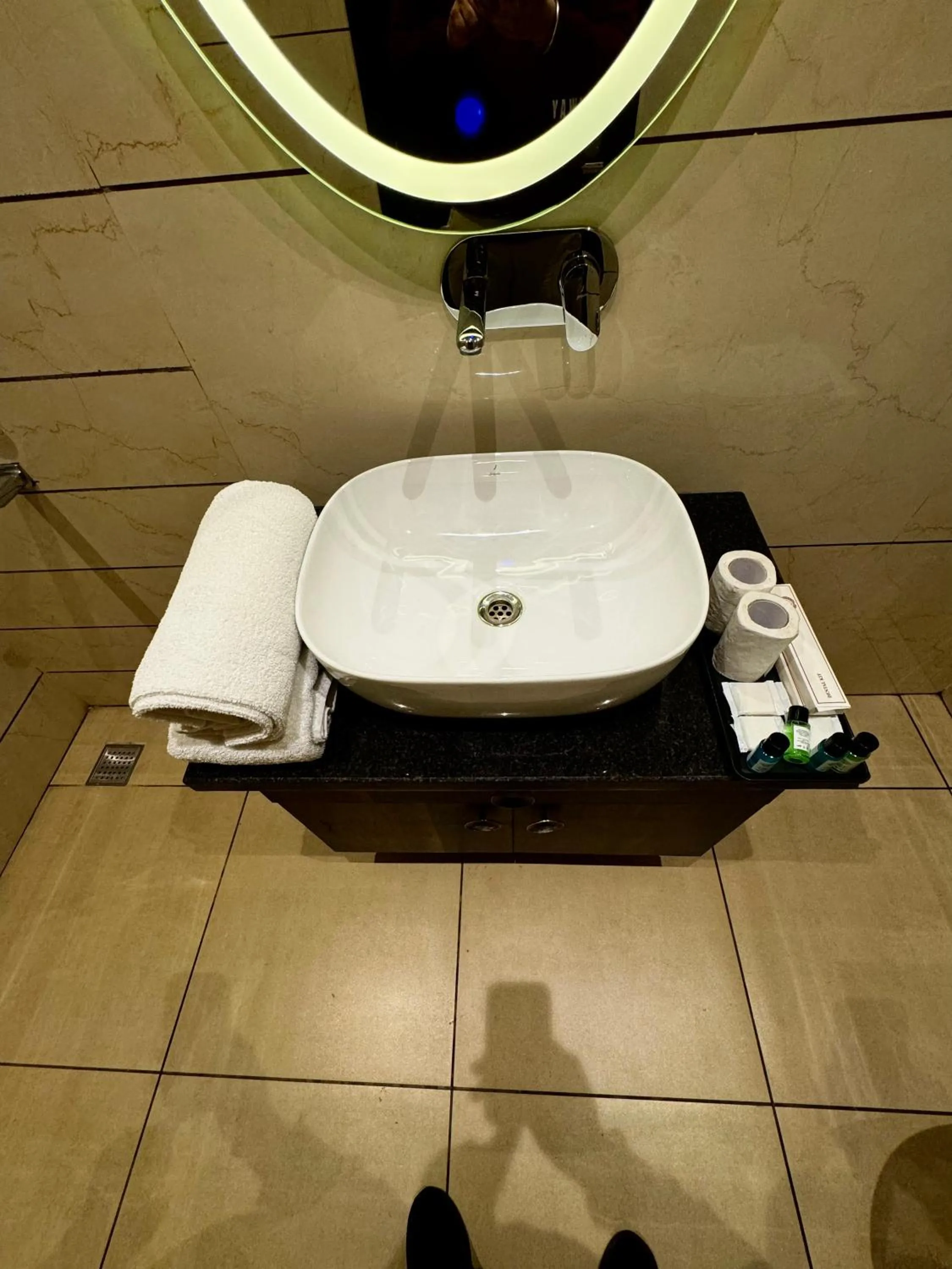 Bathroom in Hotel Heaven View - 50m From Golden Temple