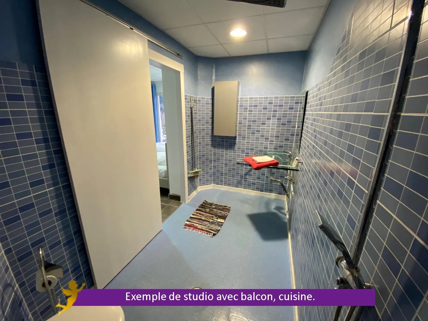 Bathroom in Domaine des Anges