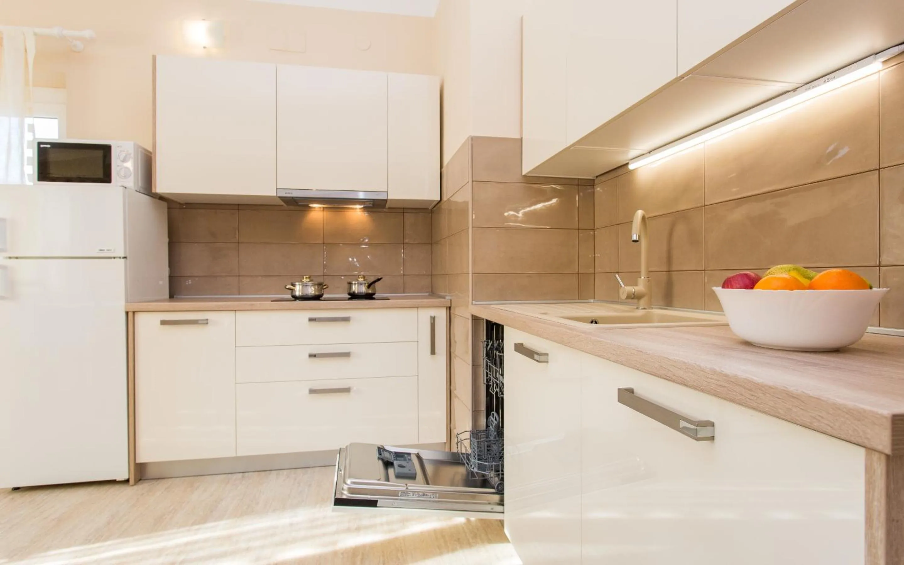 Kitchen or kitchenette in Apartments Polonijo
