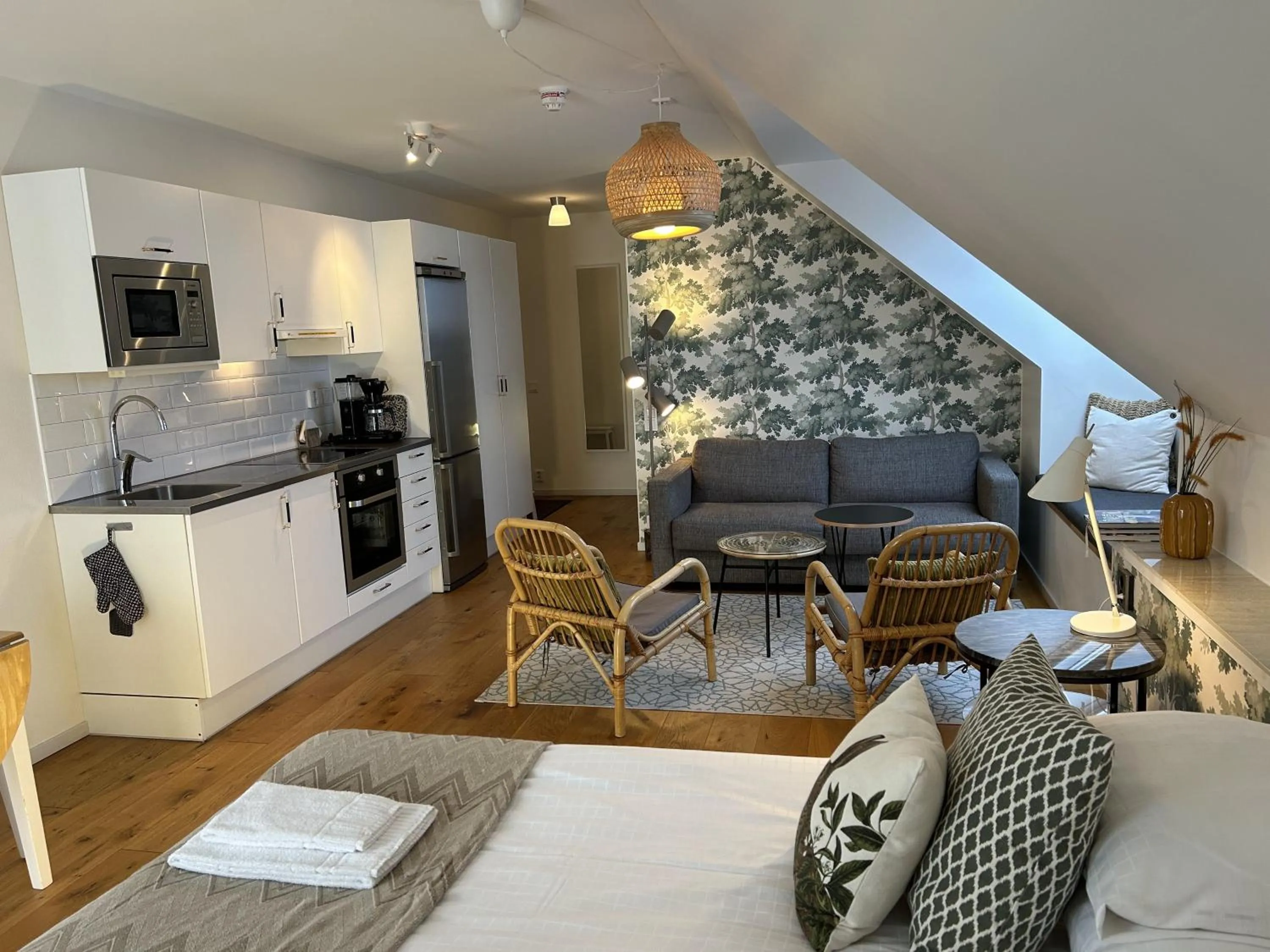 Seating area in Halmstad Gårdshotell