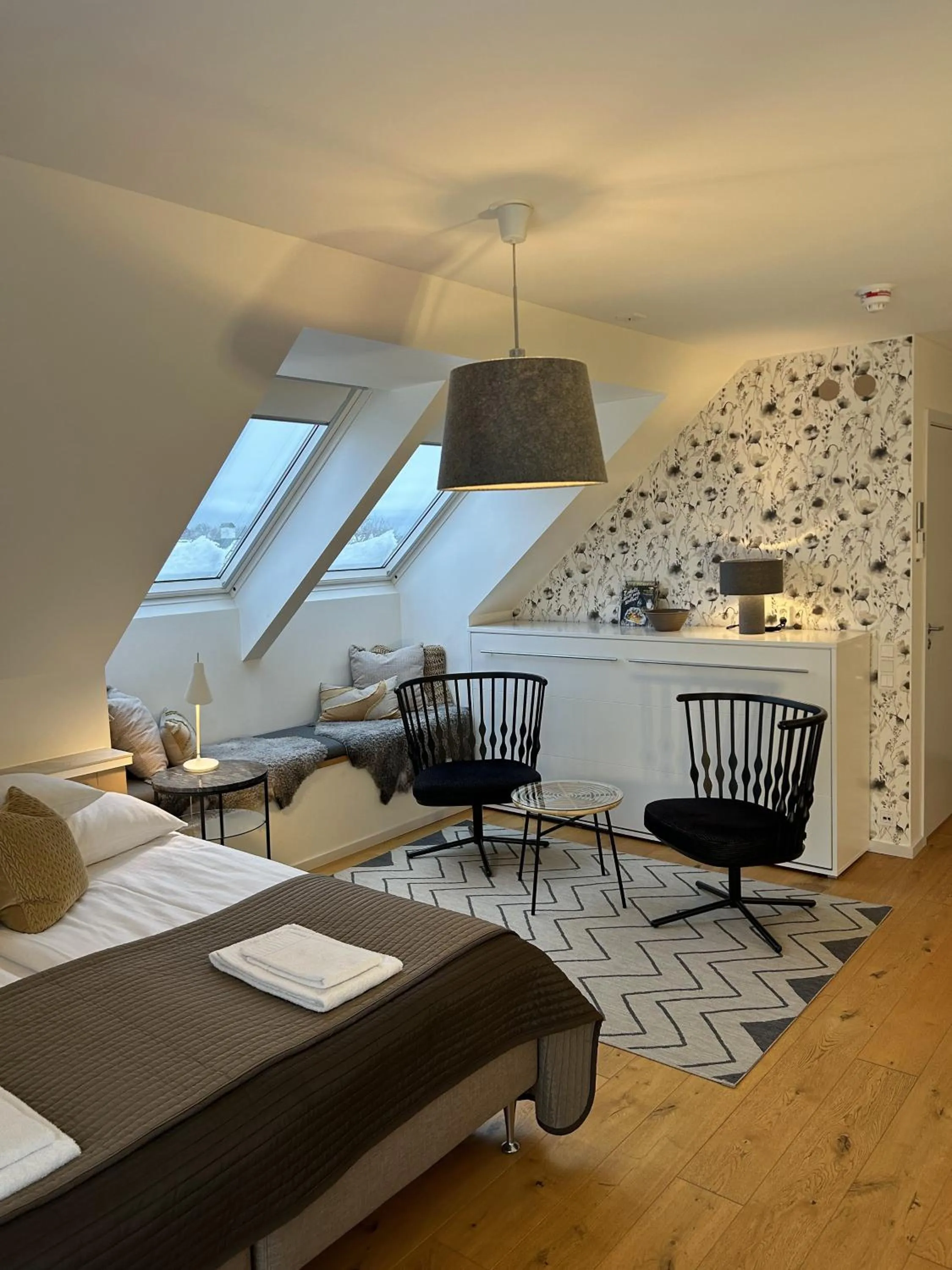 Seating area in Halmstad Gårdshotell