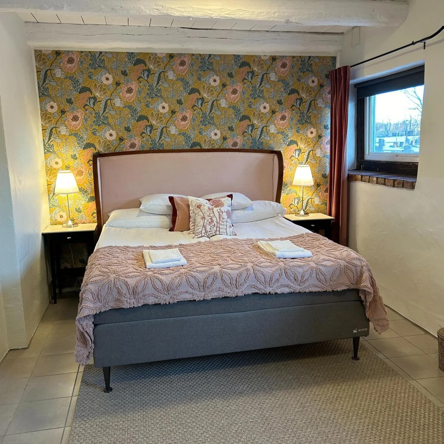 Bedroom, Bed in Halmstad Gårdshotell