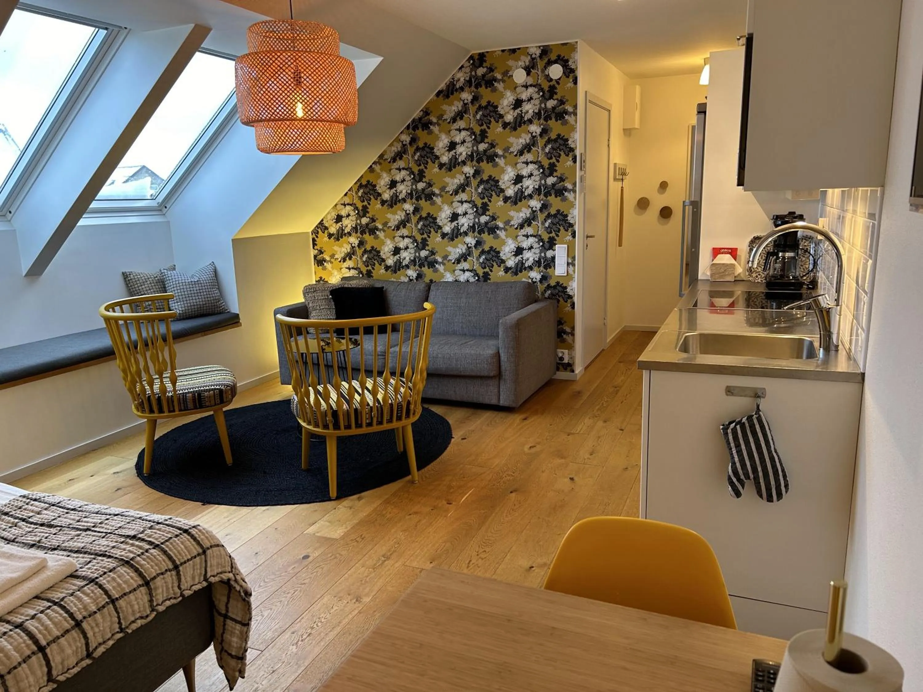 Seating area in Halmstad Gårdshotell