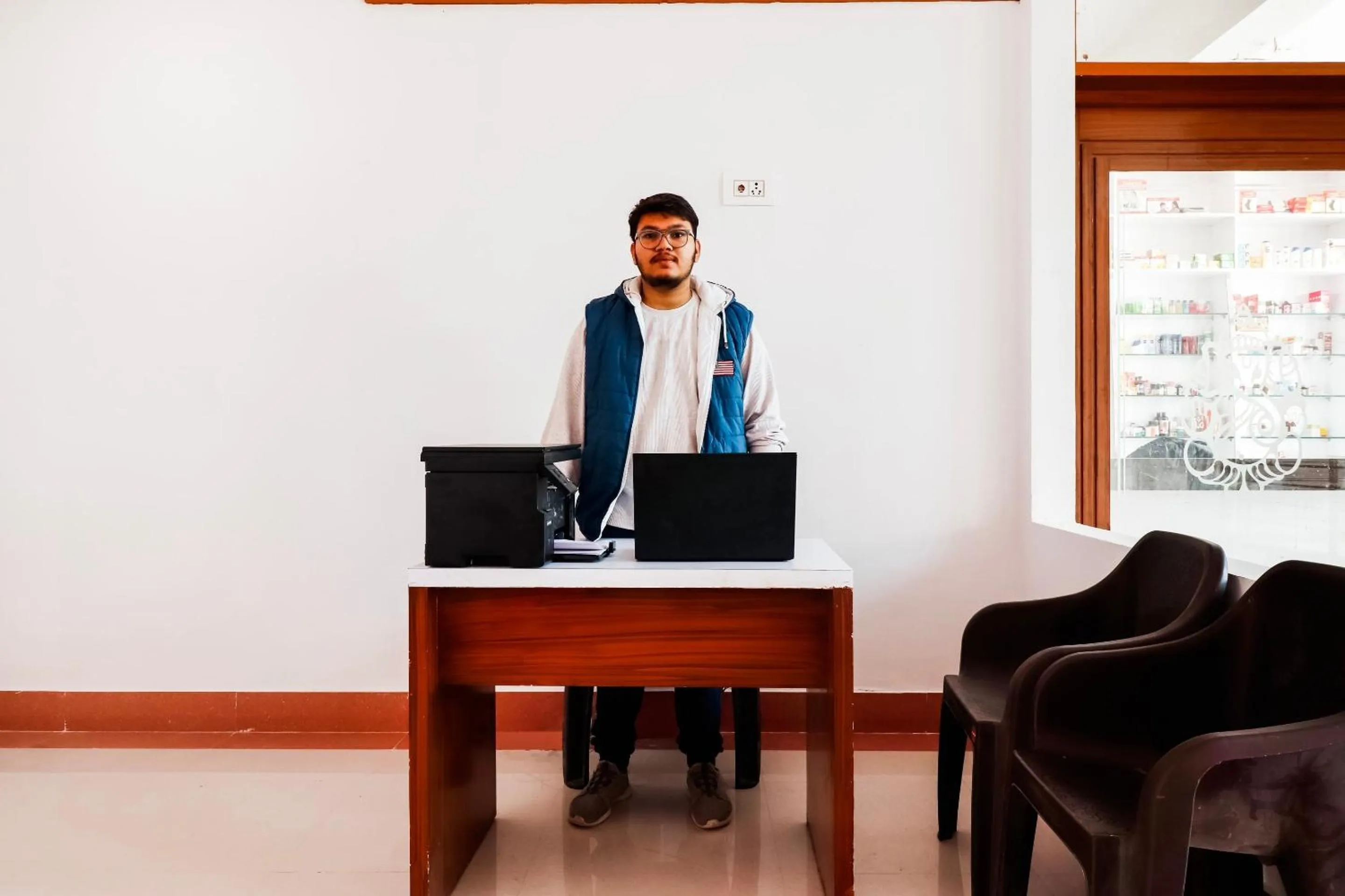 Lobby or reception in Hotel O Subham Residency