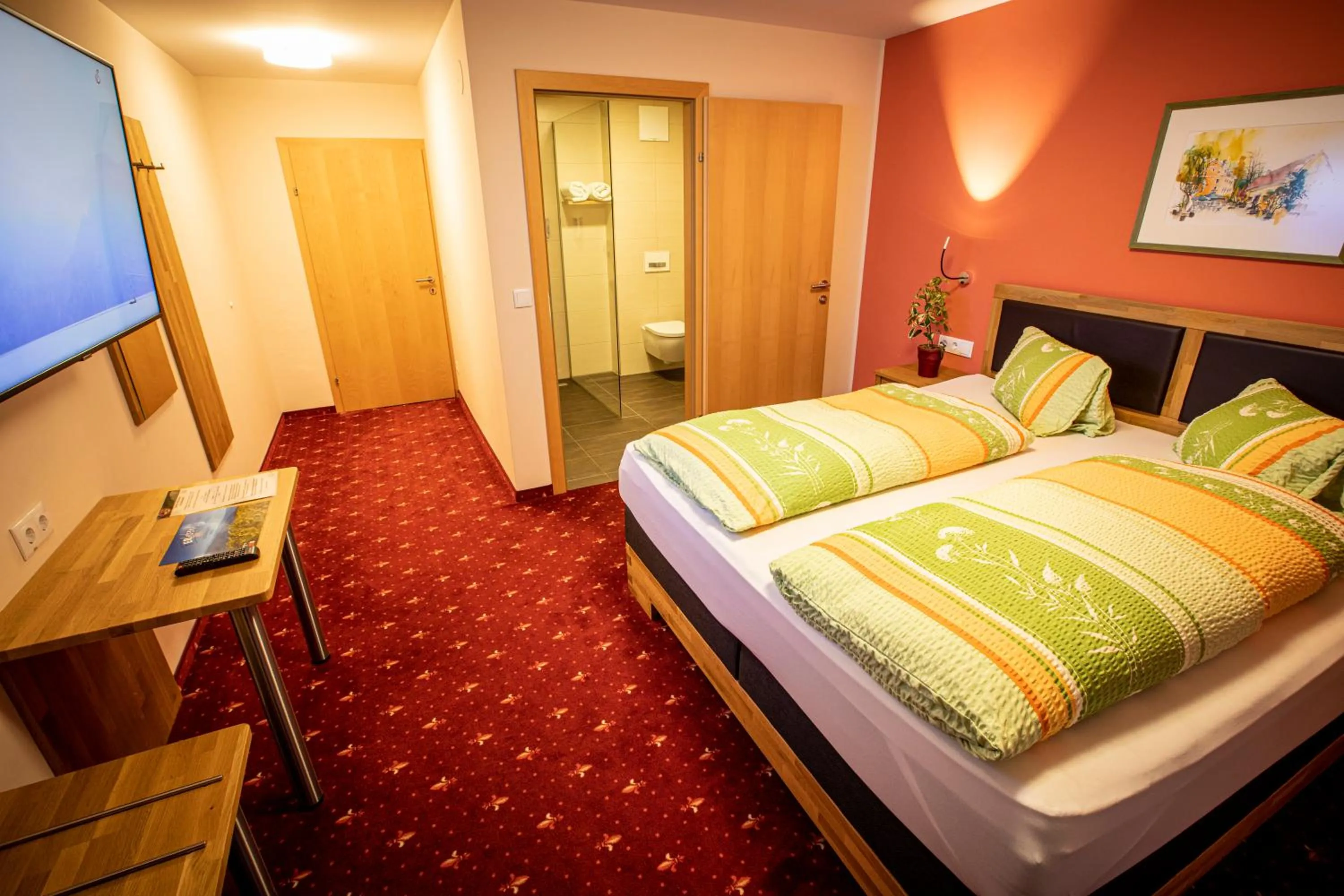 Bed in Hotel Eckbergerhof