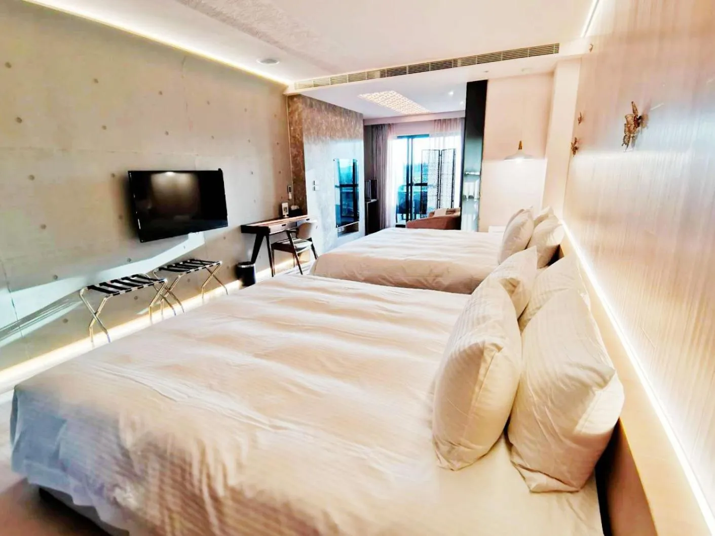 Photo of the whole room, Bed in Kenting Gala Vineyard