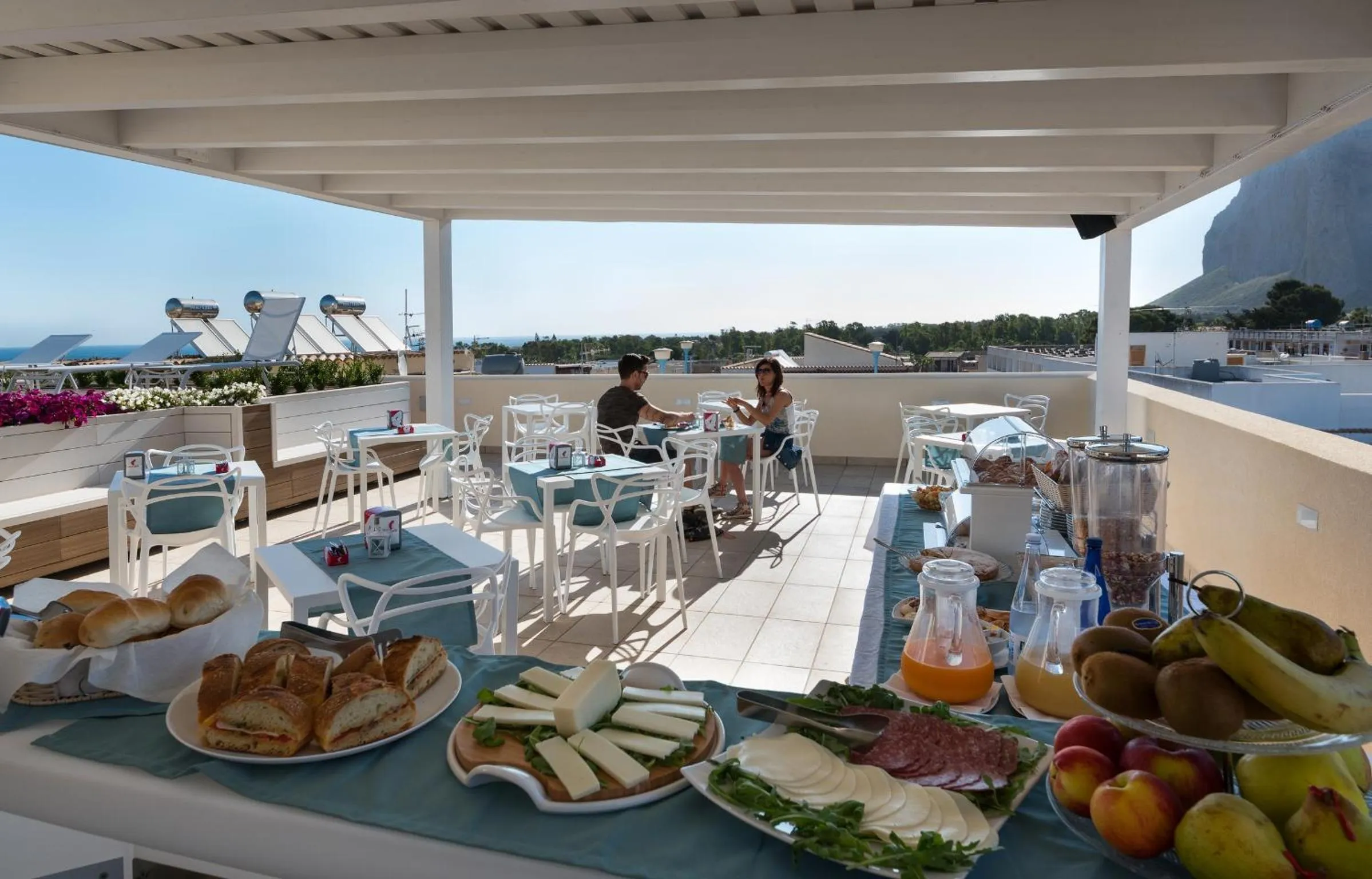 Buffet breakfast in Artemide Hotel