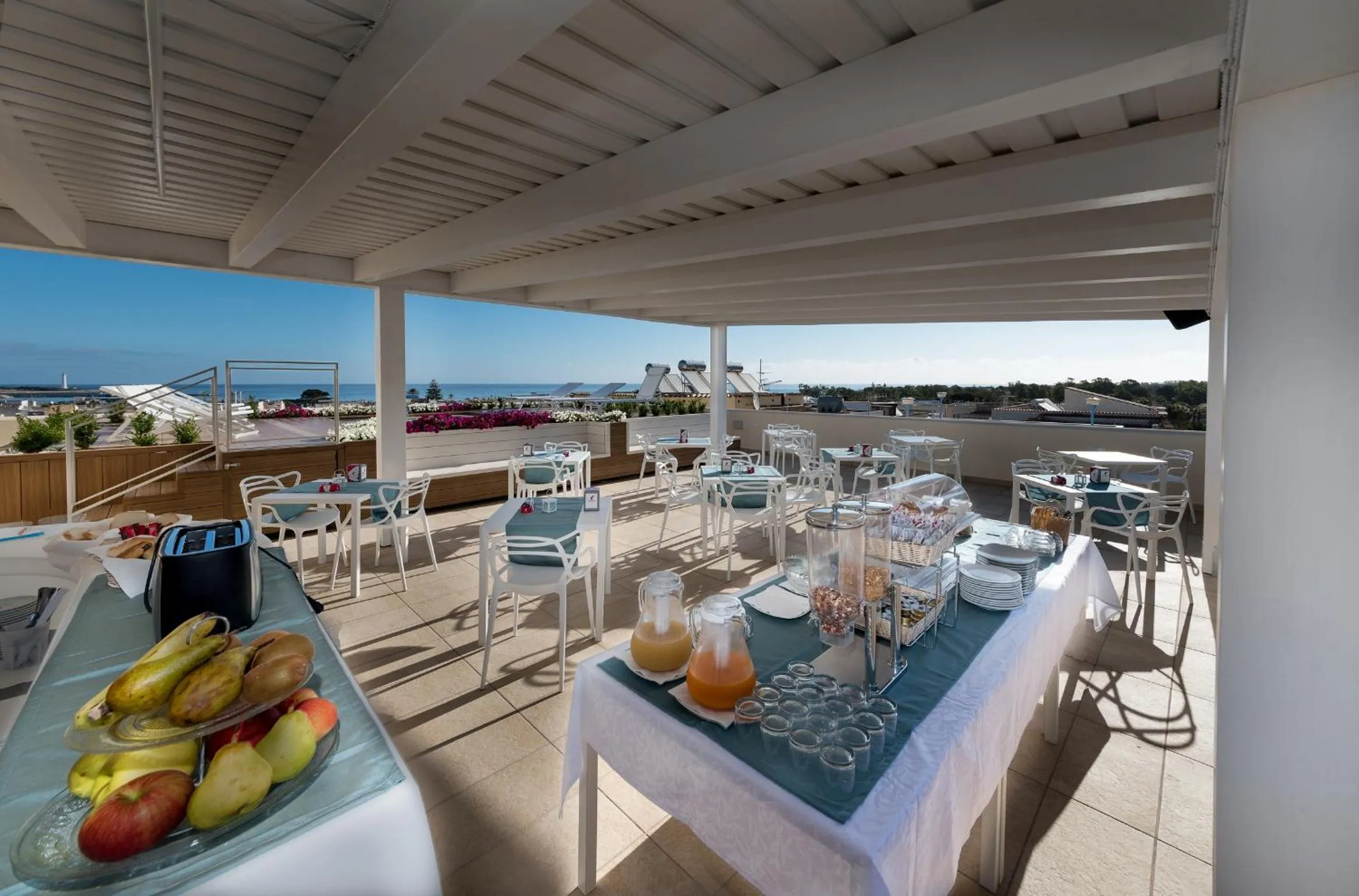 Buffet breakfast in Artemide Hotel