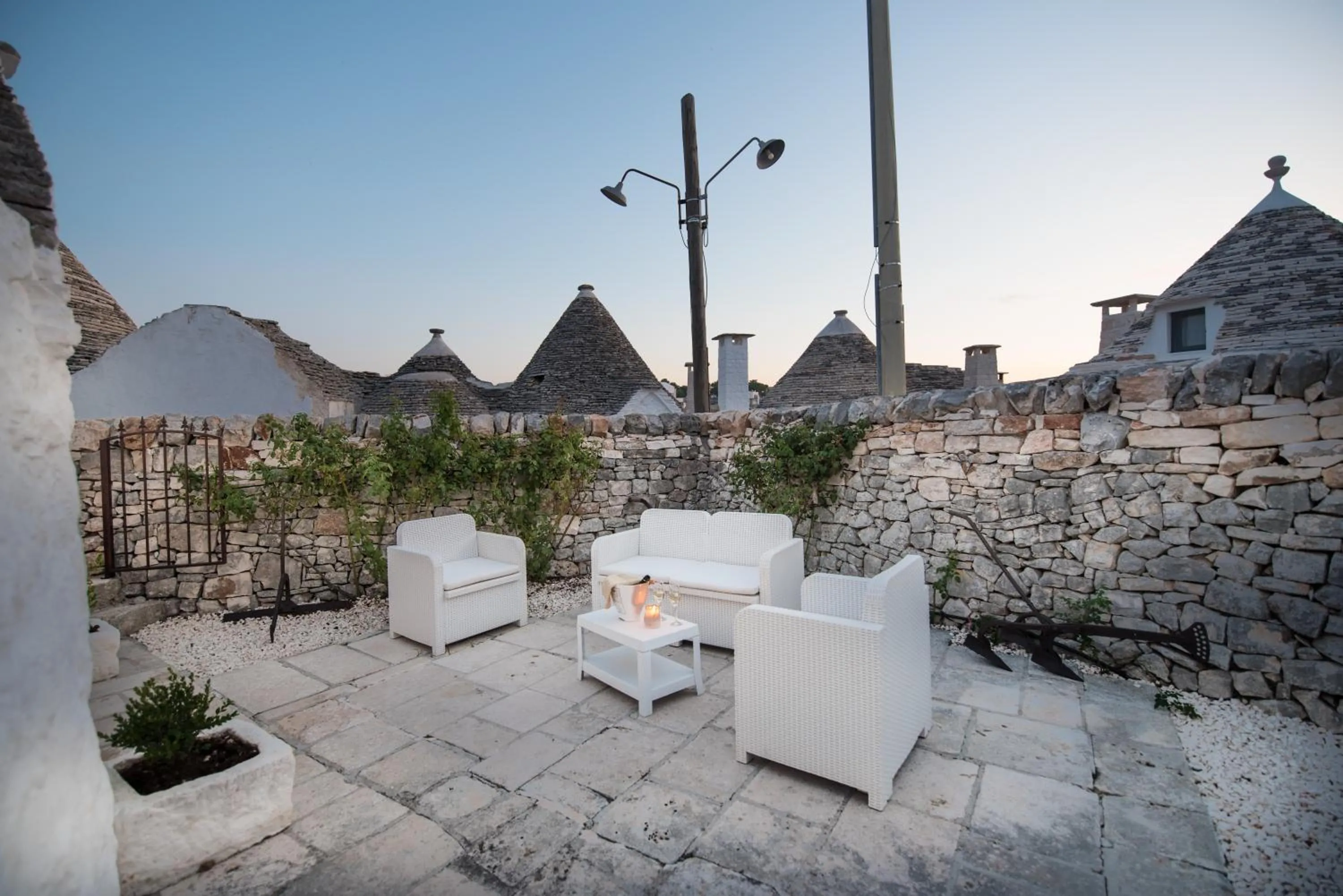 Patio in Trulli Holiday Deluxe & Wellness