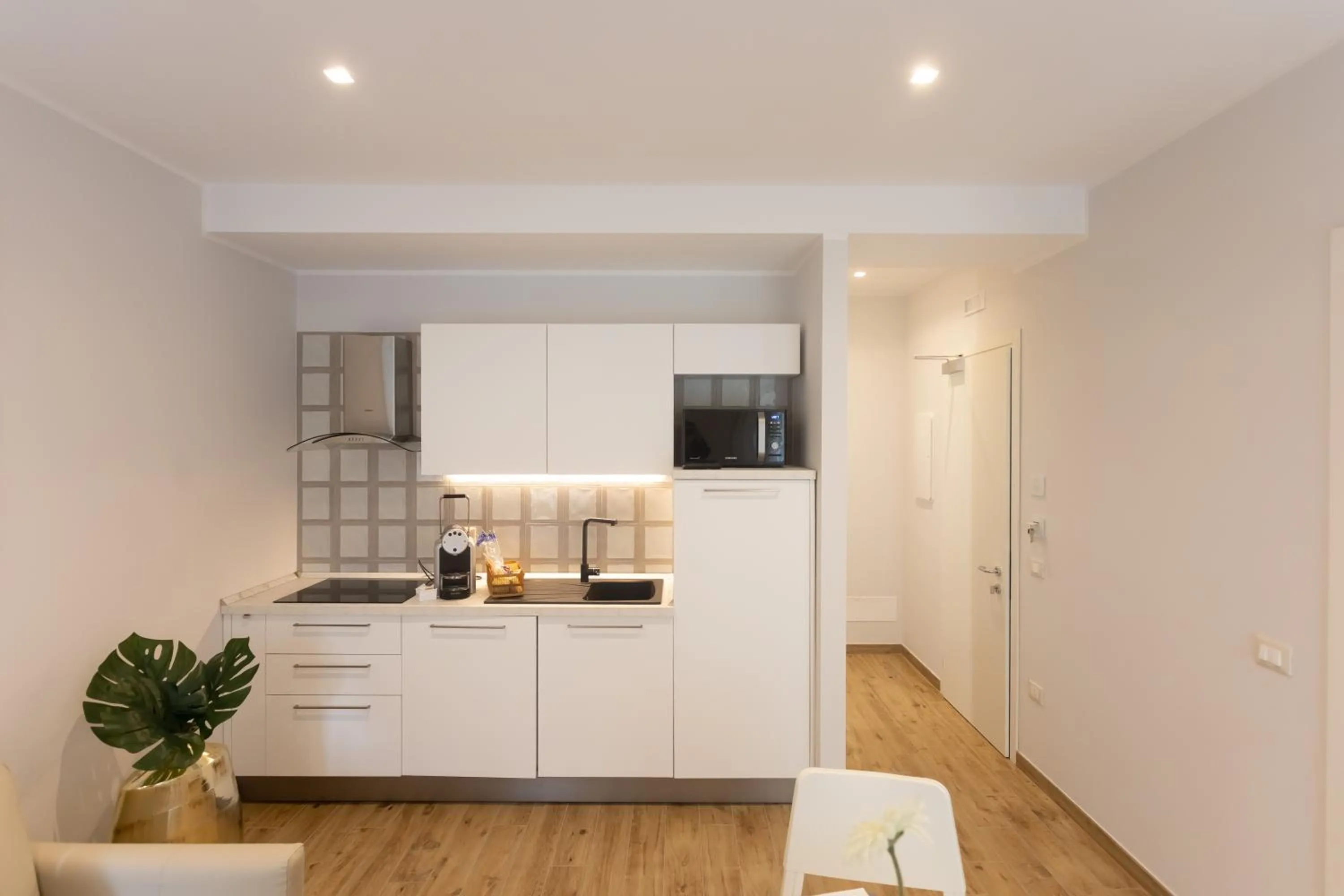 Kitchen or kitchenette in Ca' Benedetta Suite House Apartsuite Chioggia