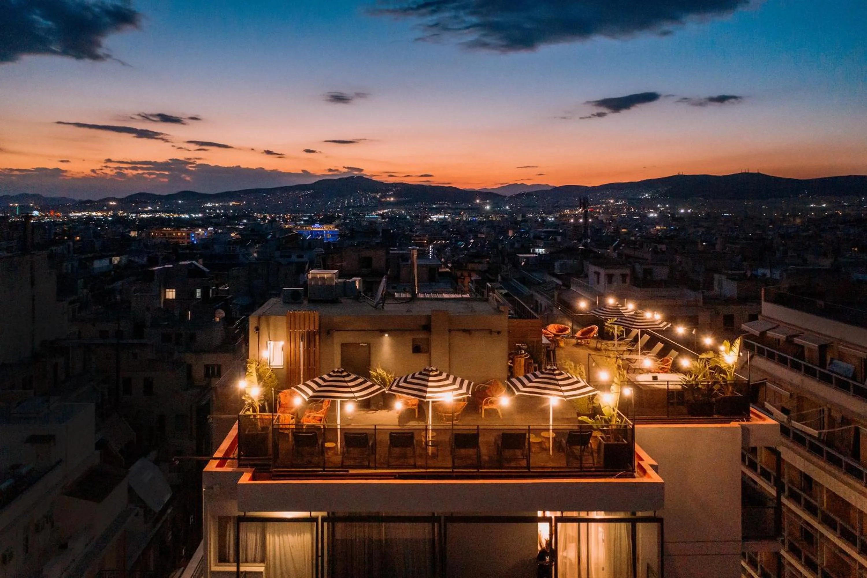 Bird's eye view in Dave Red Athens