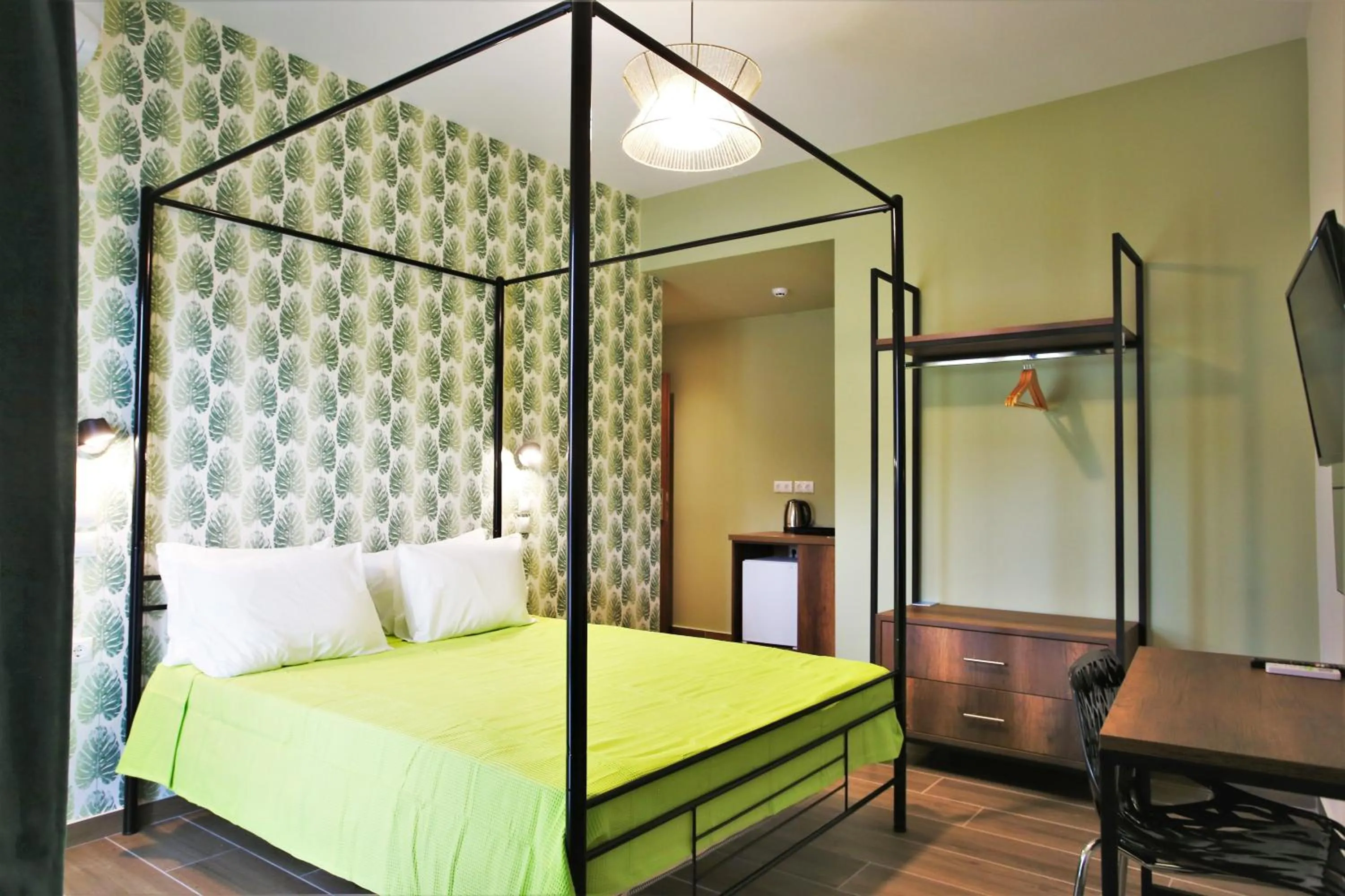 Photo of the whole room, Bed in Aethon Airport Project-FREE SHUTTLE by GK Properties