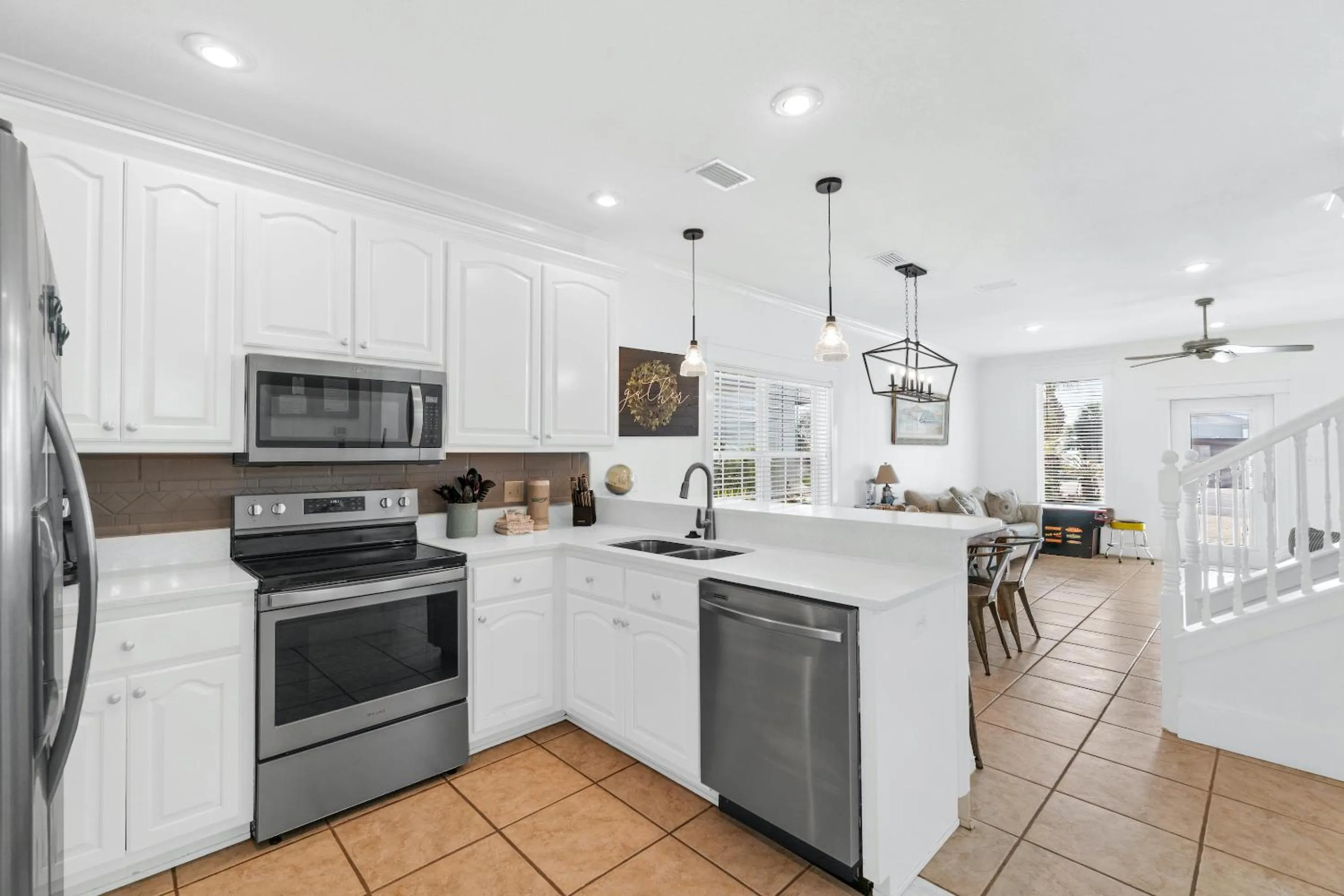 Living room in Panama City Beach House - Sunnyside Up