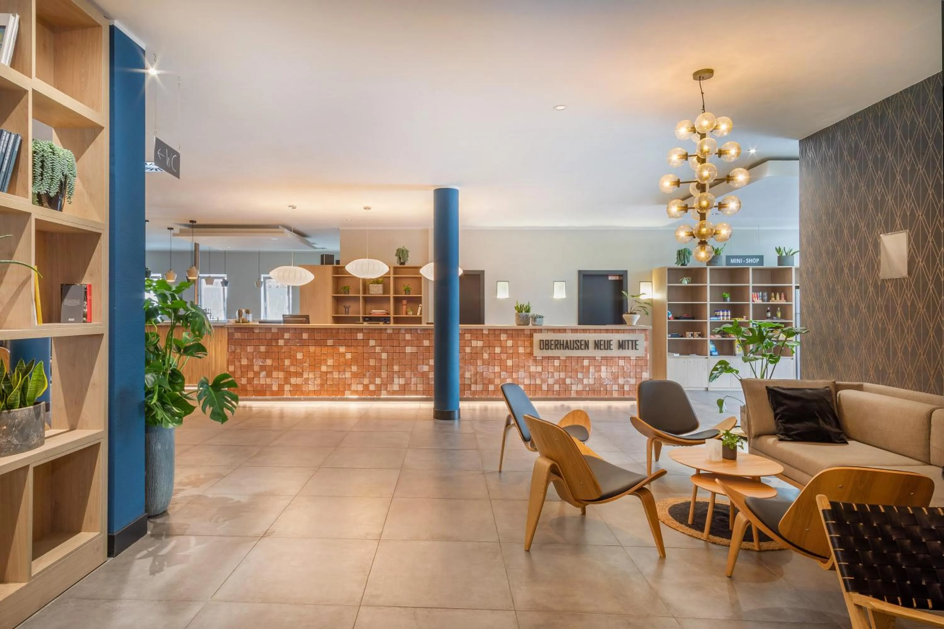 Lobby or reception in Hotel Oberhausen Neue Mitte affiliated by Meliá