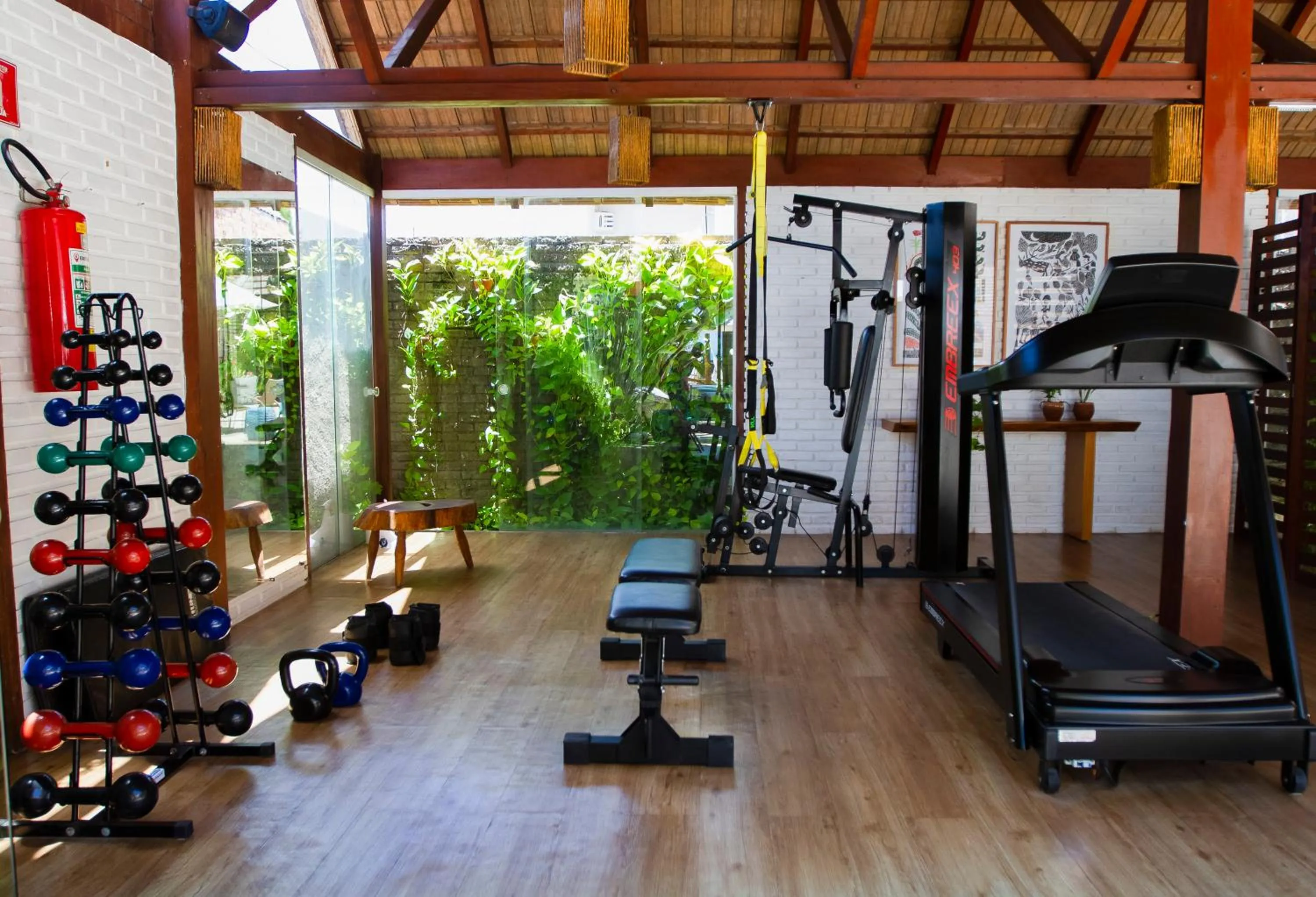 Fitness centre/facilities in Hotel Areias Belas