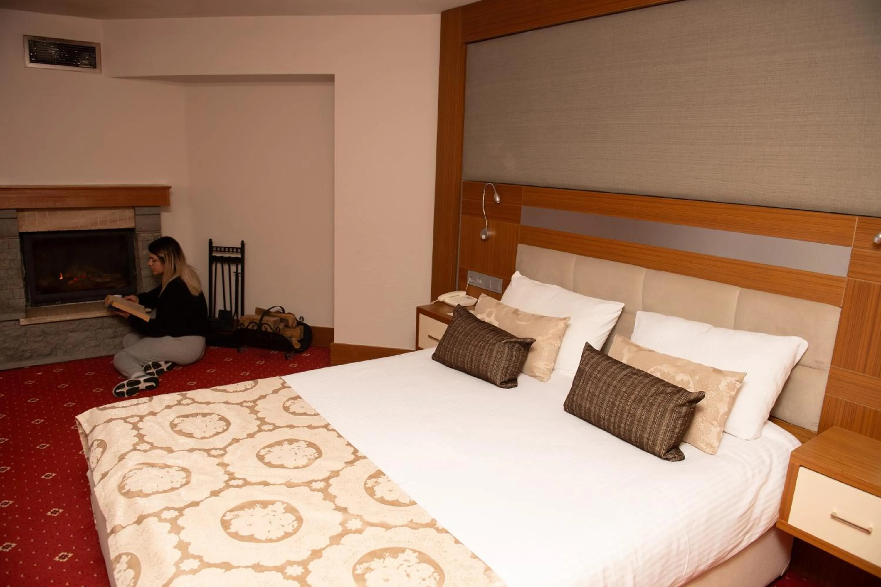 Bed in Kackar Resort Hotel