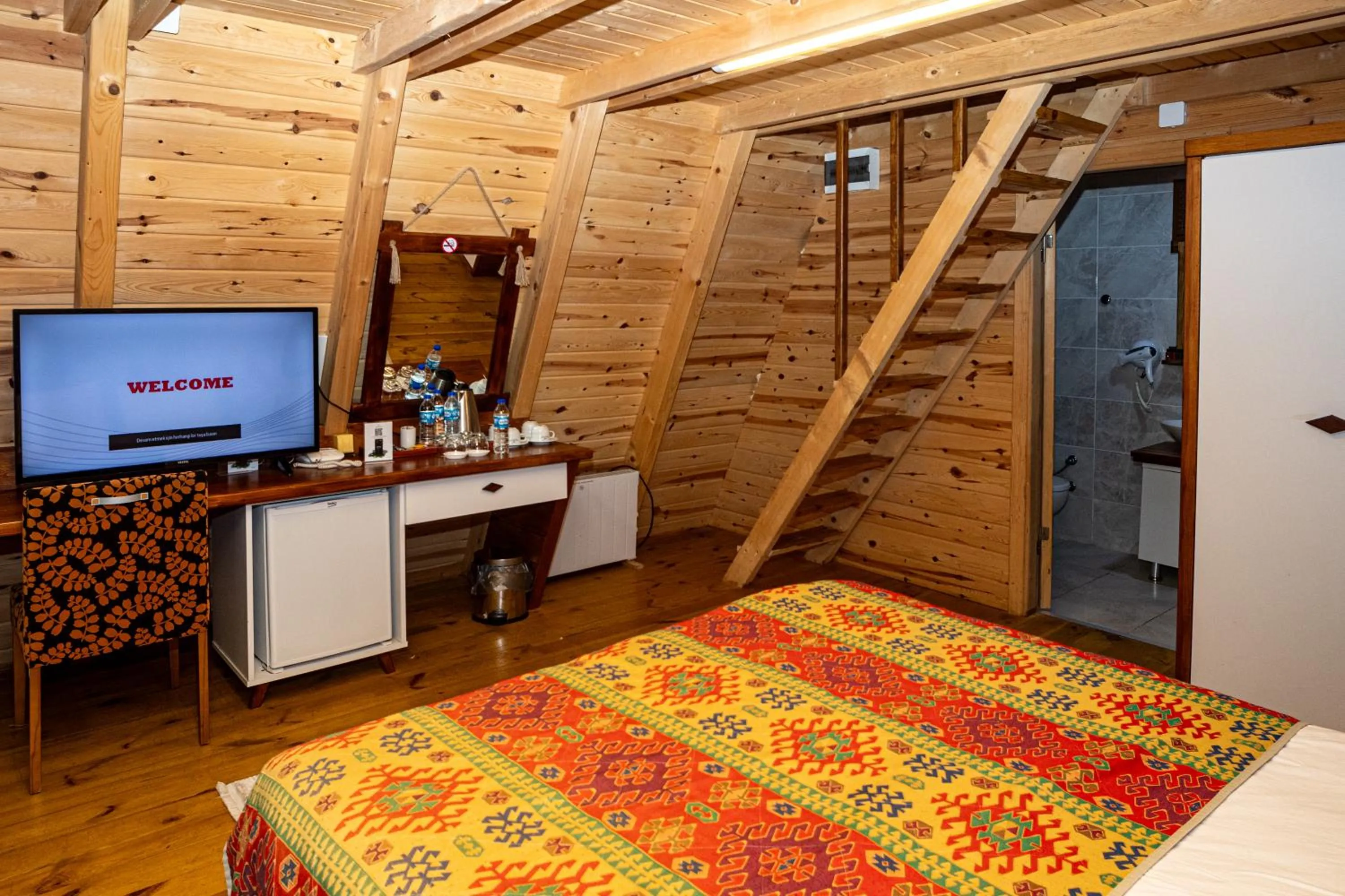 Bed in Kackar Resort Hotel