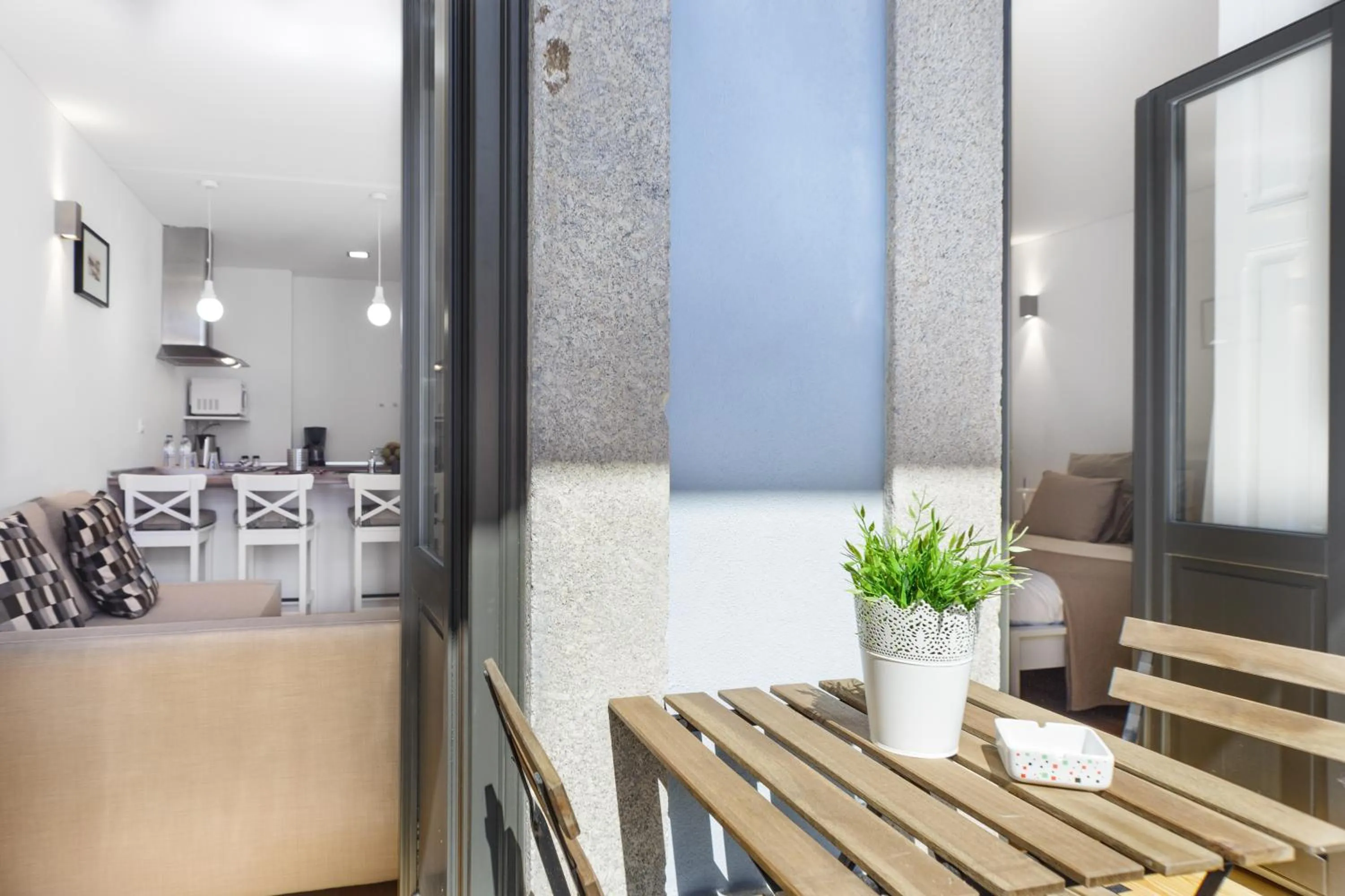 Balcony/Terrace in BO - Bolhão Apartments