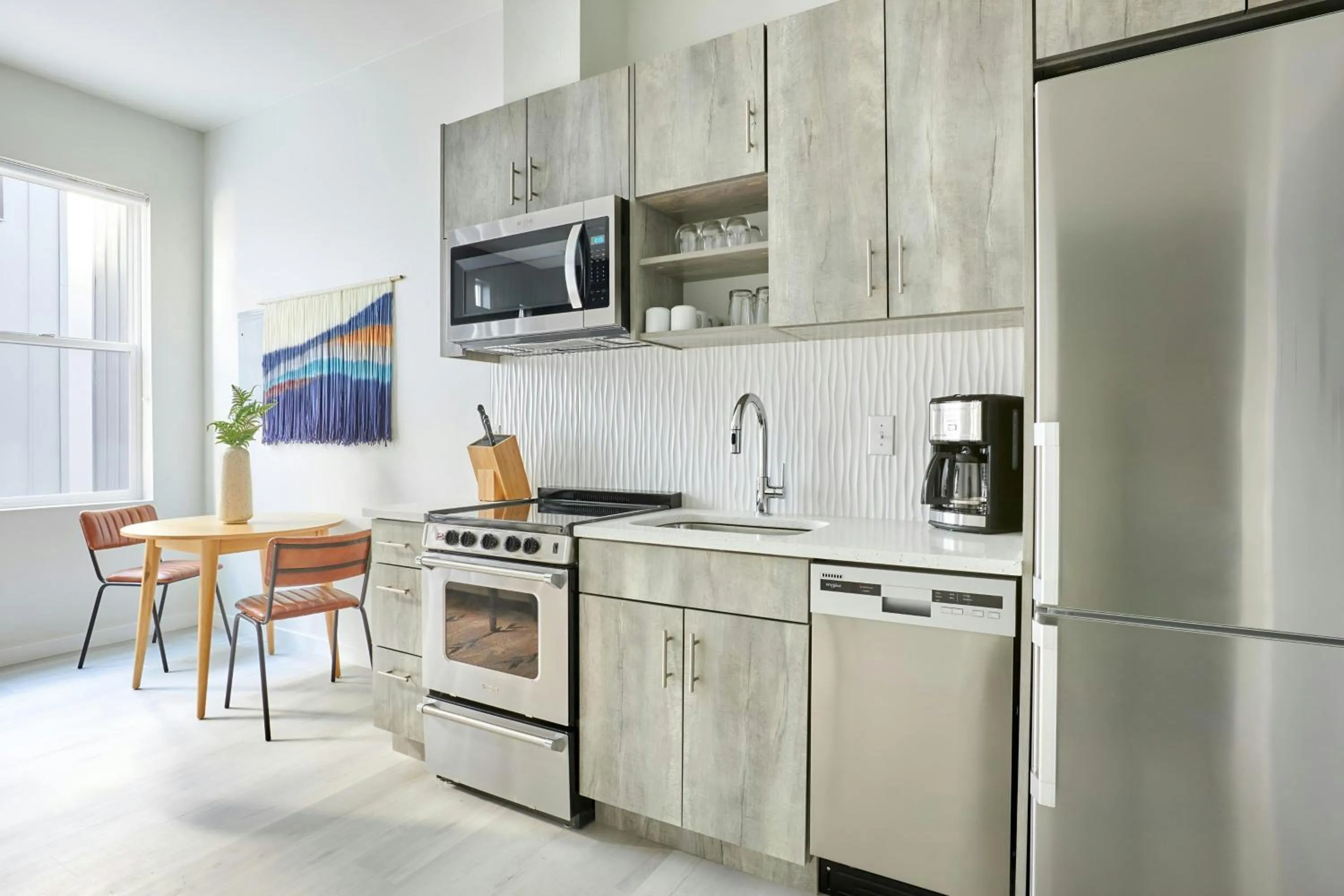 Kitchen or kitchenette in Sonder by Marriott Bonvoy Zuni Apartments LoHi