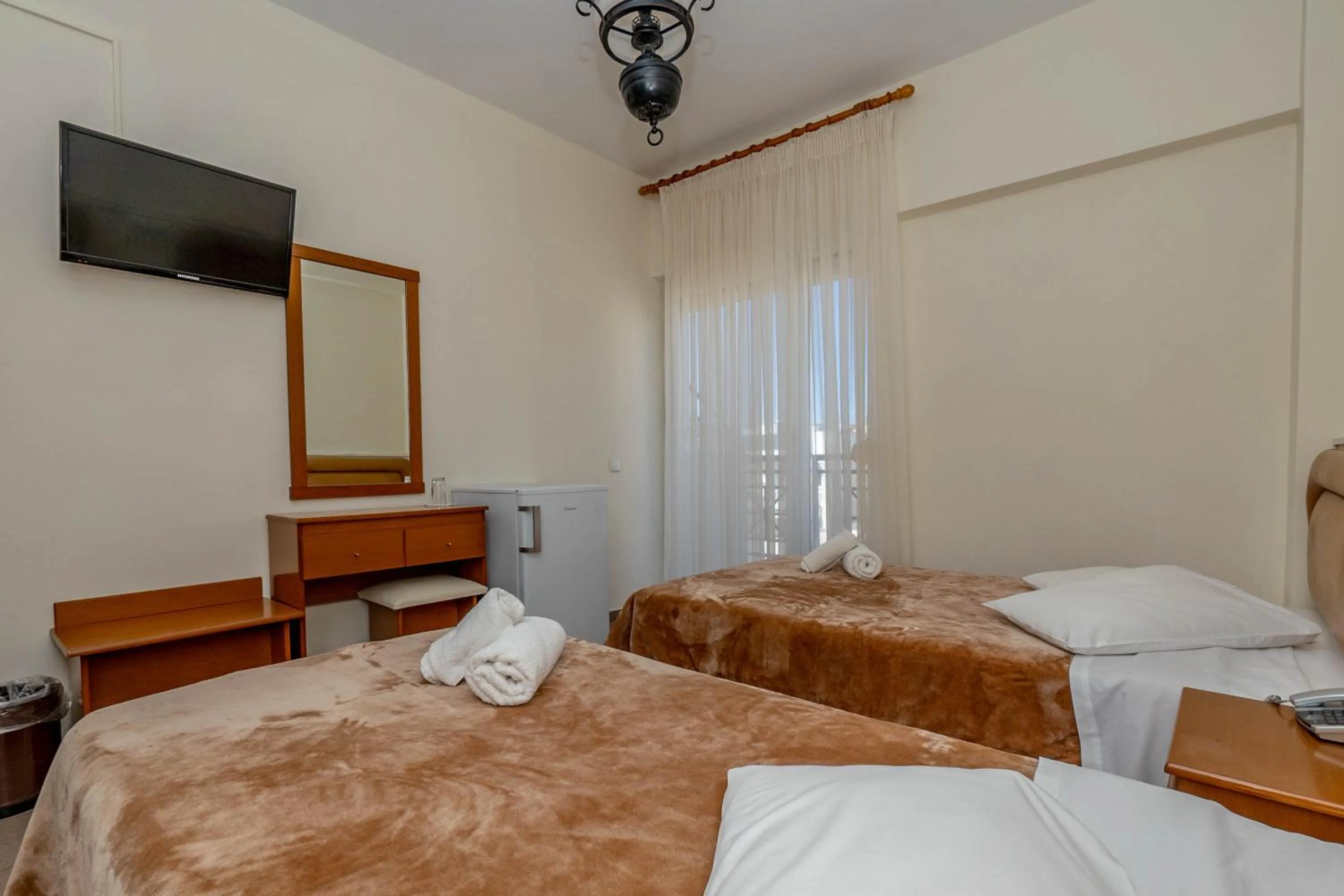 Bedroom, Bed in Hotel Alkyon