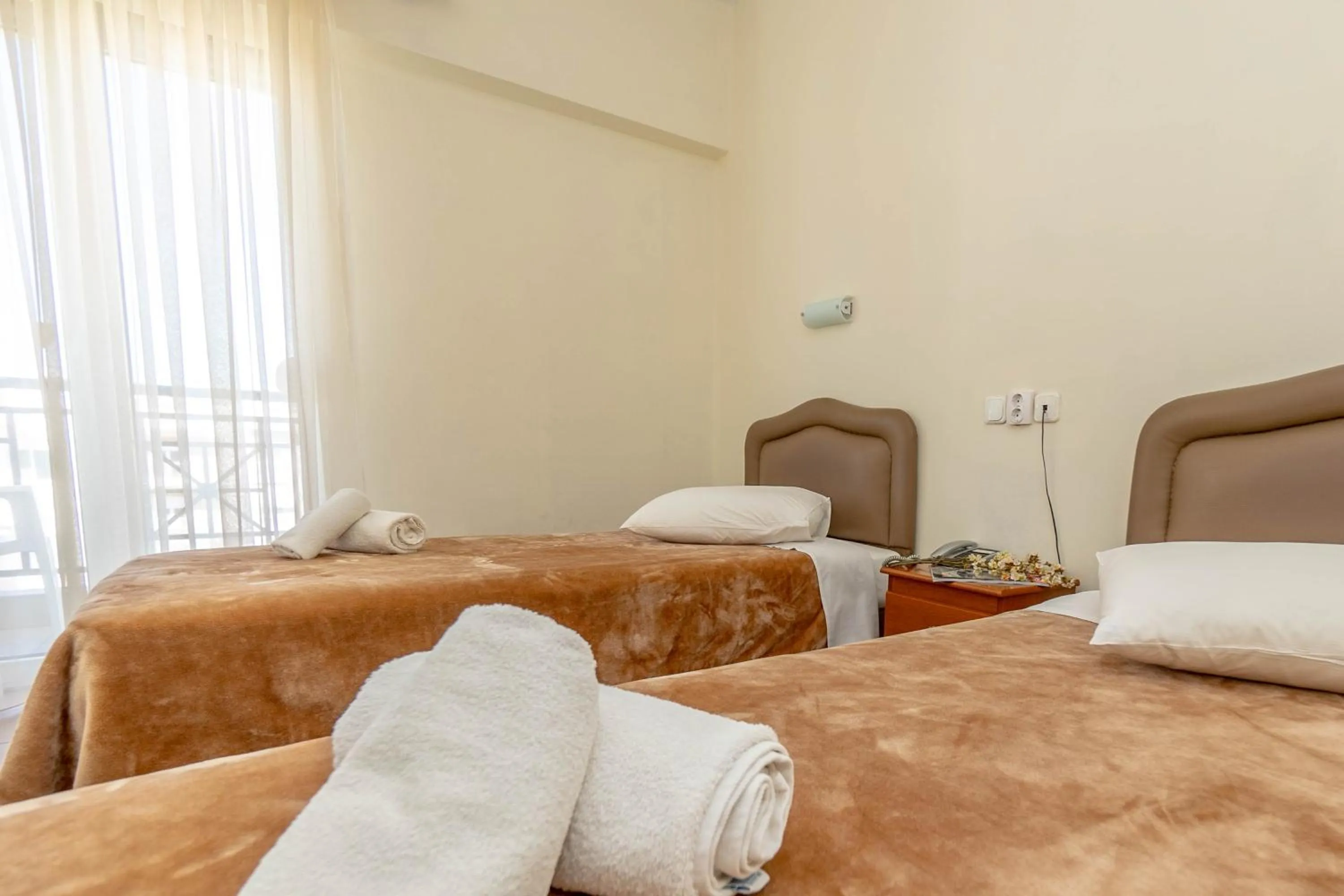 Bedroom, Bed in Hotel Alkyon