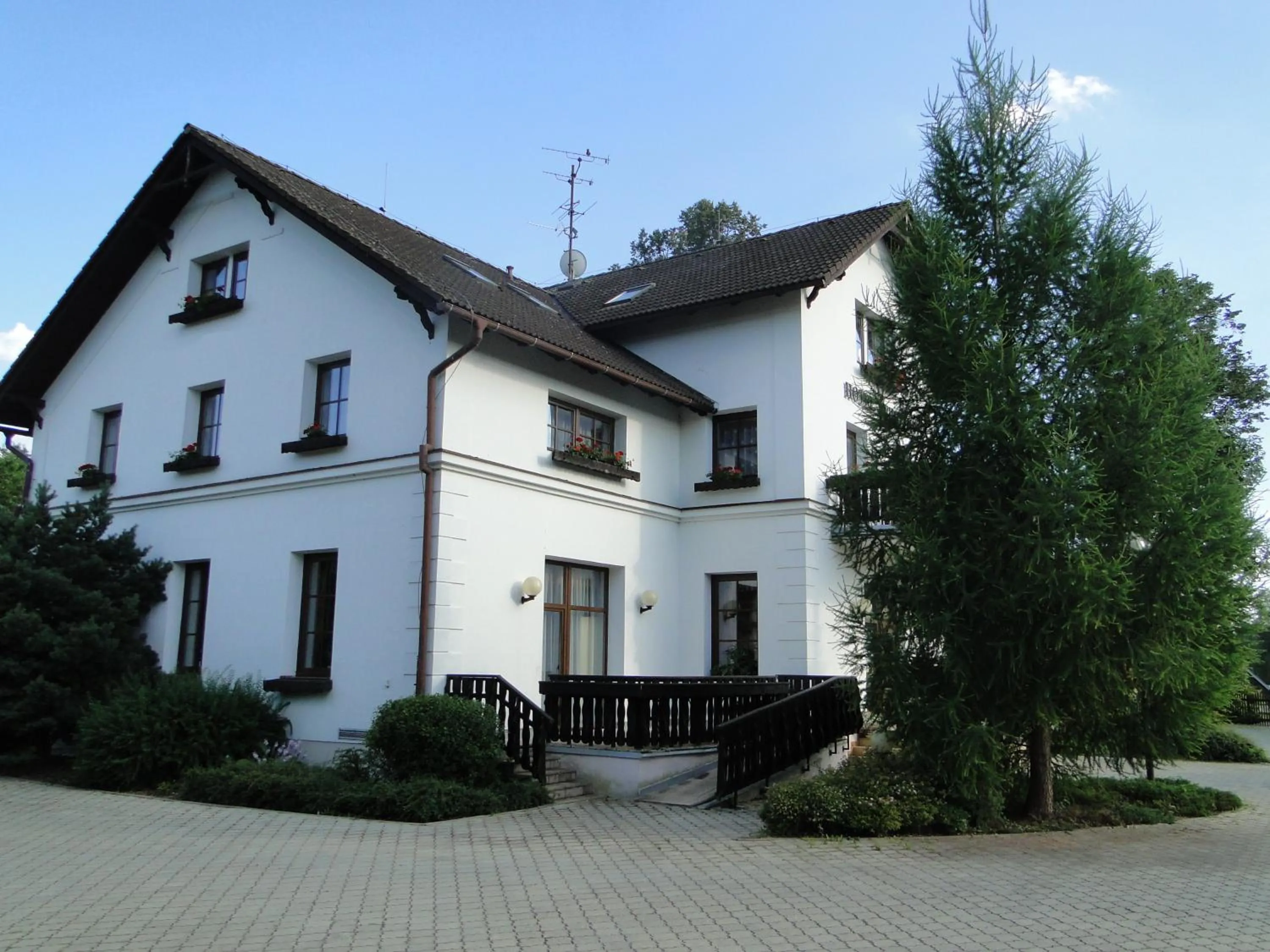 Property building in Villa Žerotín Penzion Bed & Breakfast