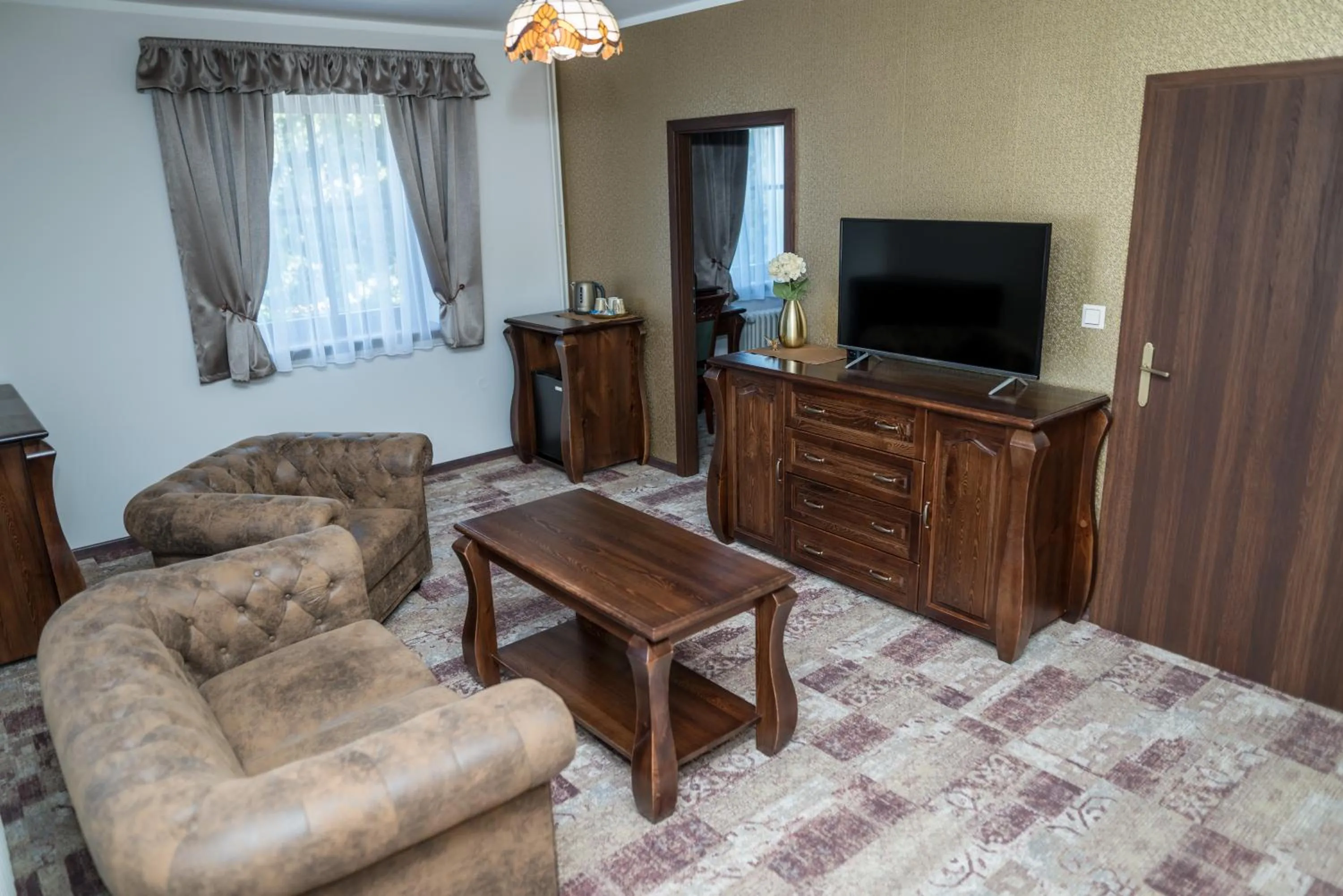 Living room in Villa Žerotín Penzion Bed & Breakfast