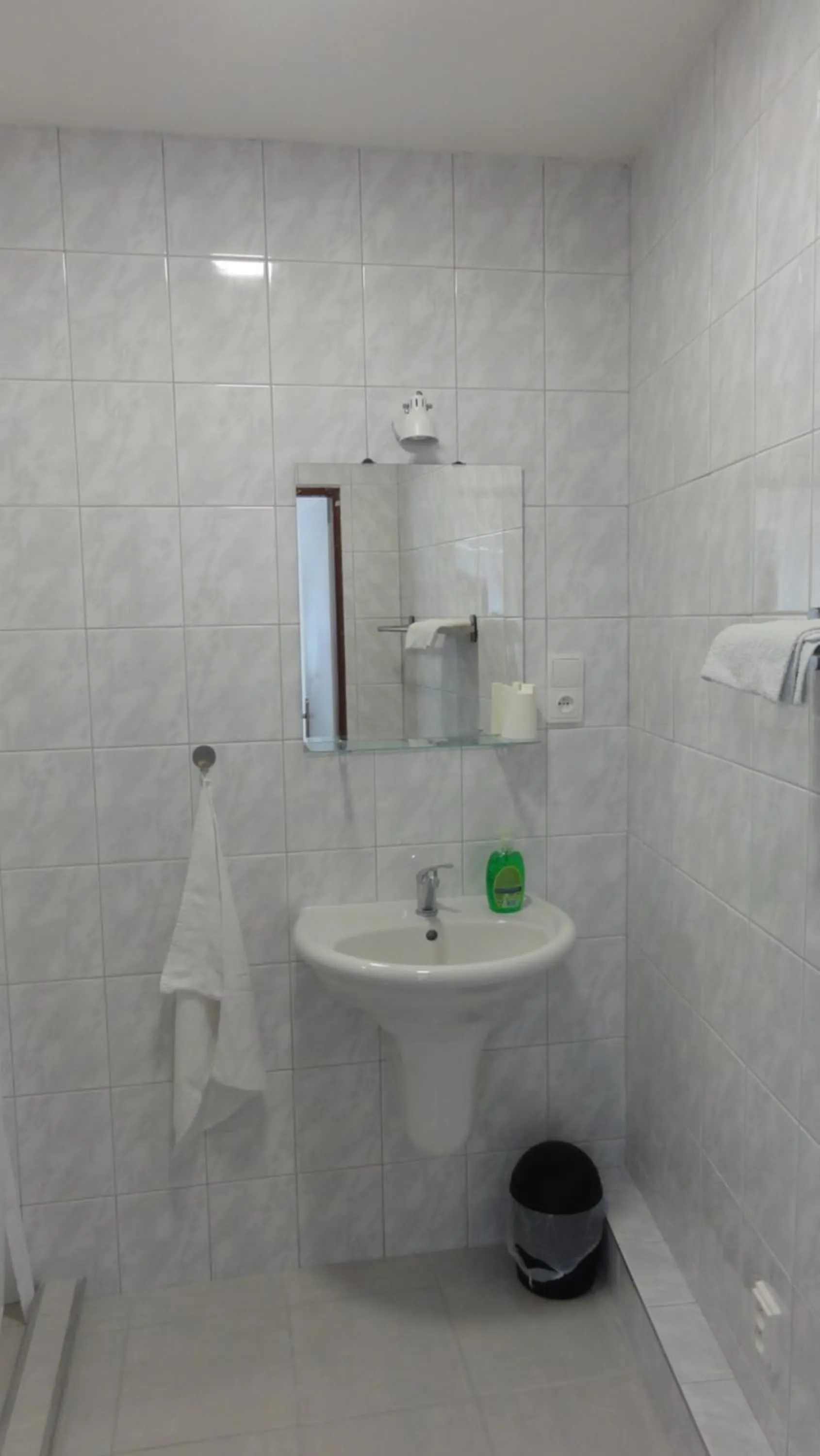 Bathroom in Penzion U Hradeb