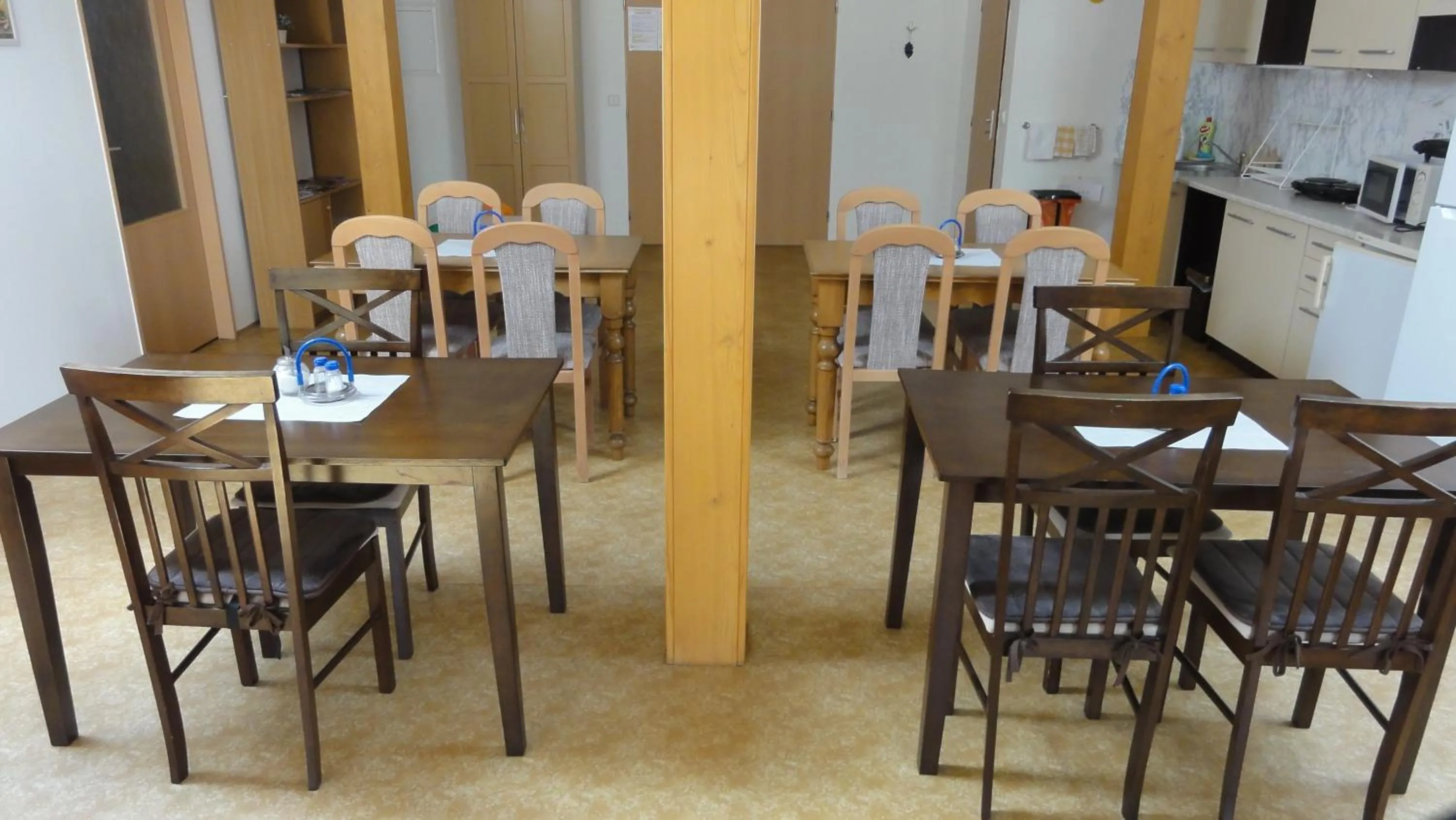 Kitchen or kitchenette in Penzion U Hradeb