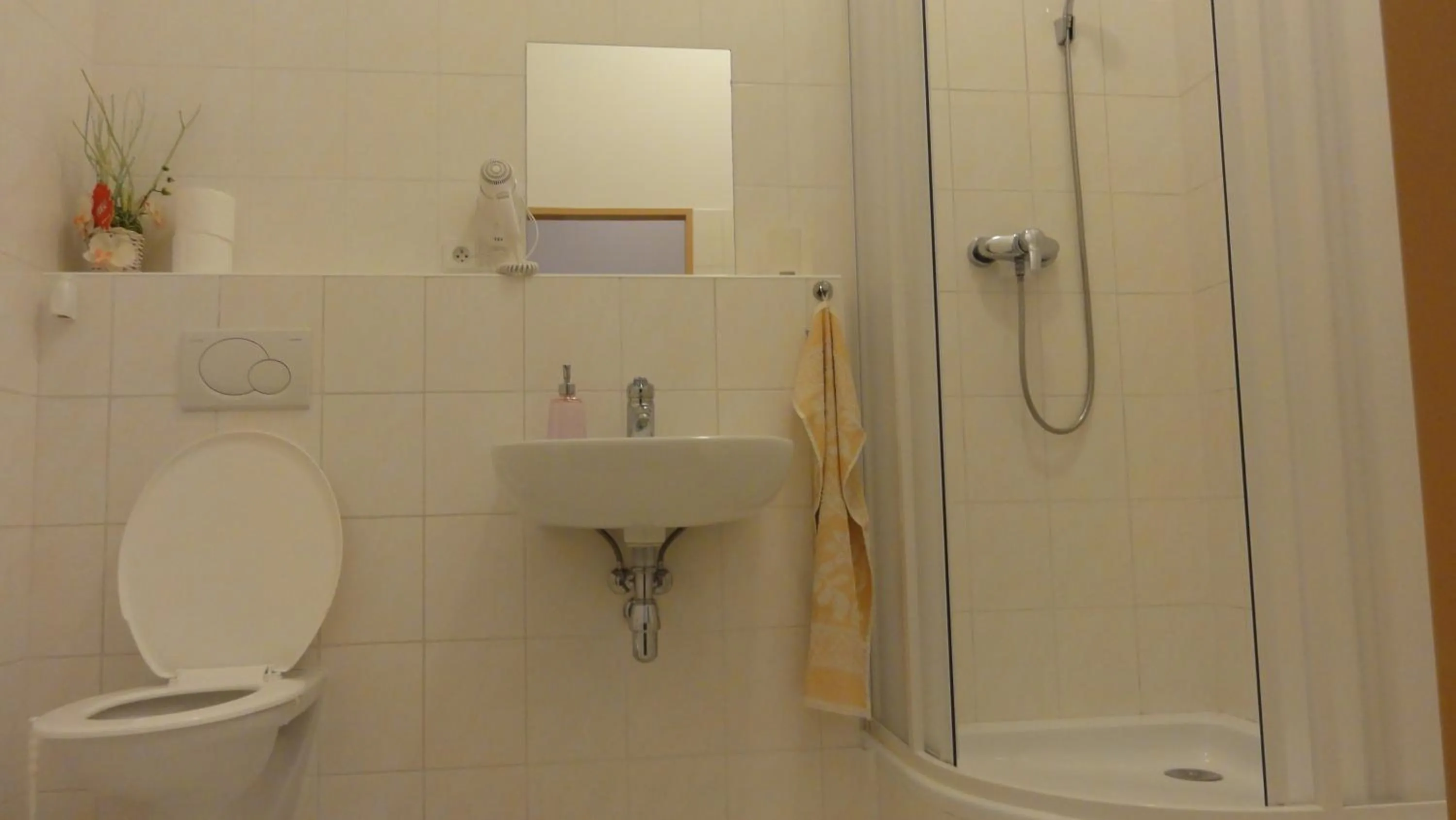 Shower in Penzion U Hradeb