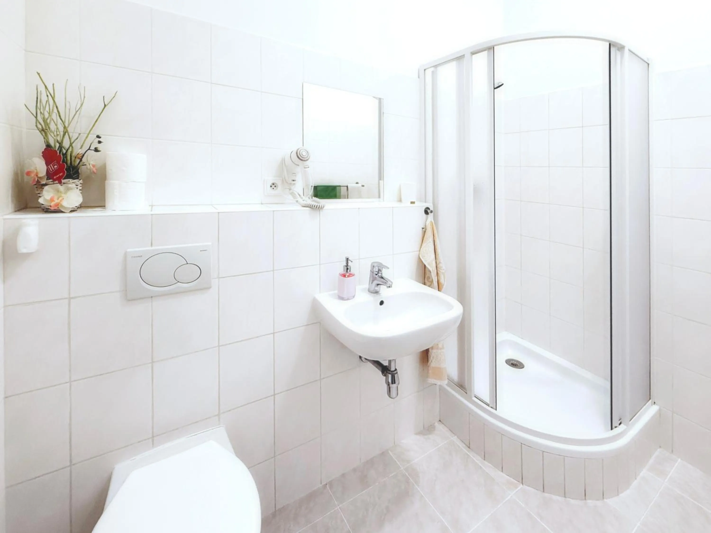 Shower in Penzion U Hradeb