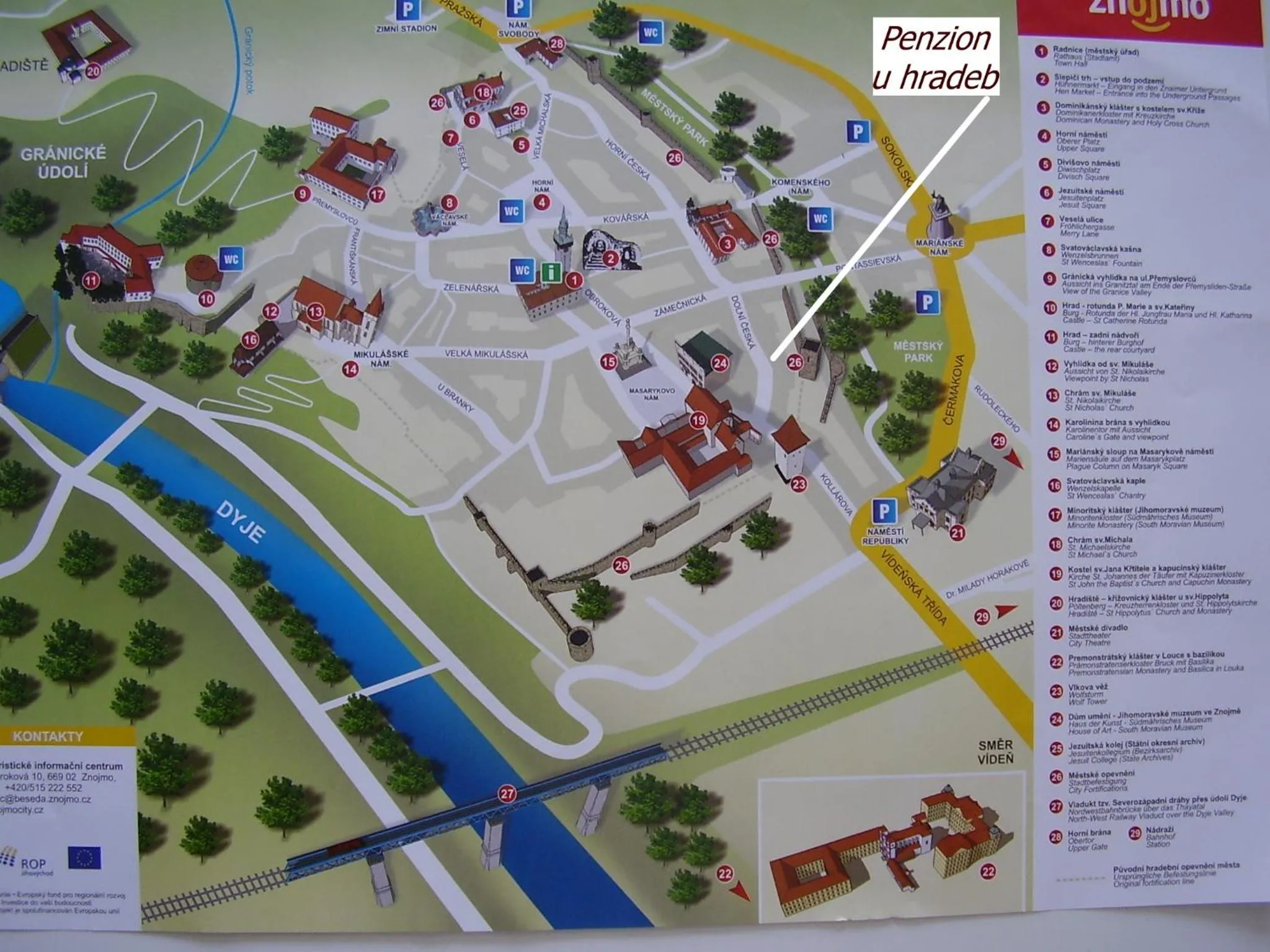 Restaurant/places to eat in Penzion U Hradeb
